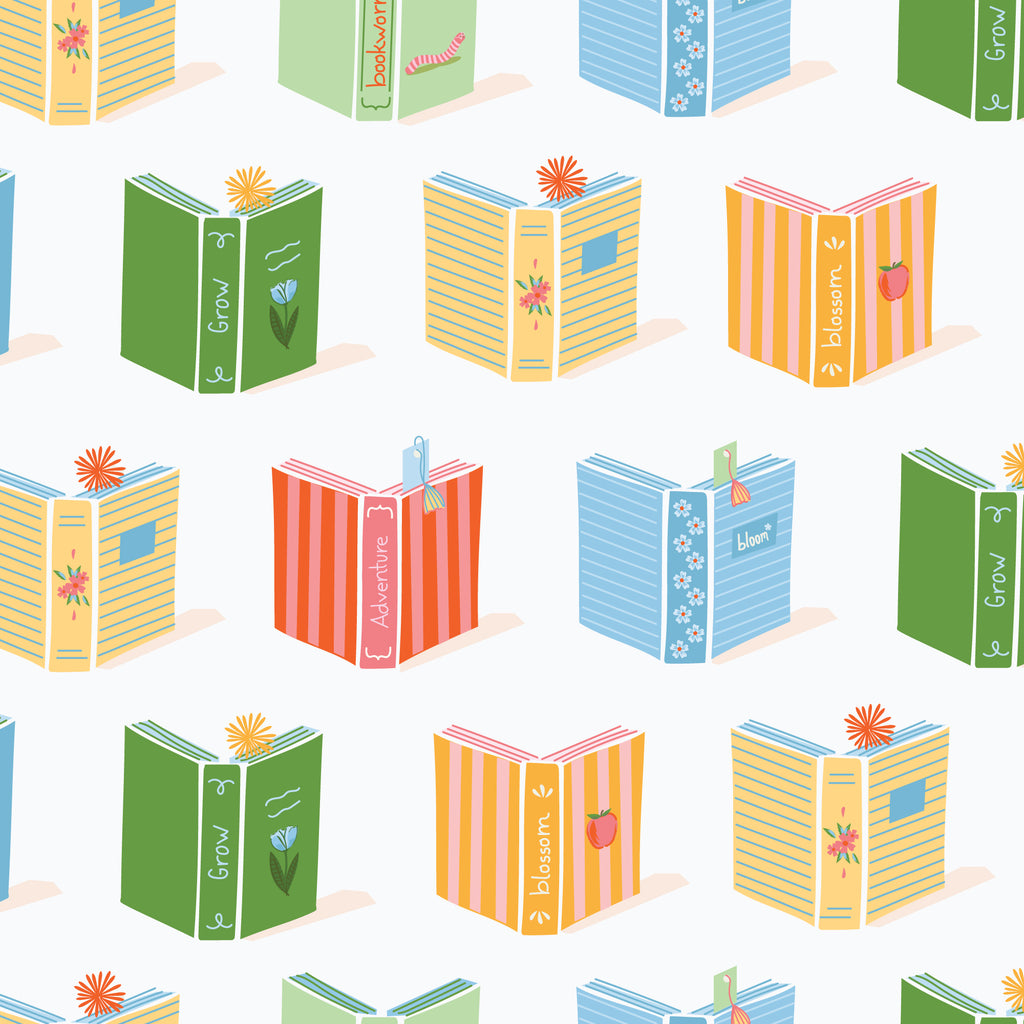 PRE-ORDER - Bookclub - Bookworm - Cloud9 Fabric - Quilting Fabric by the Yard