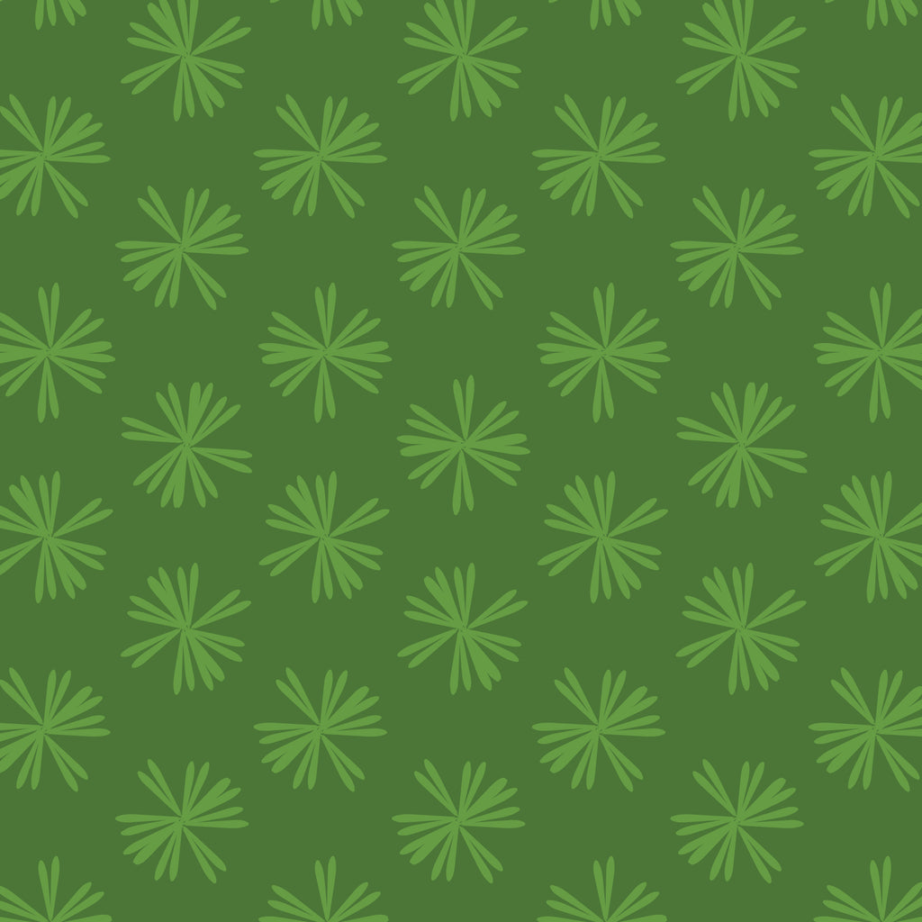 PRE-ORDER - Petals & Prose in Green - Bookworm - Cloud9 Fabric - Quilting Fabric by the Yard