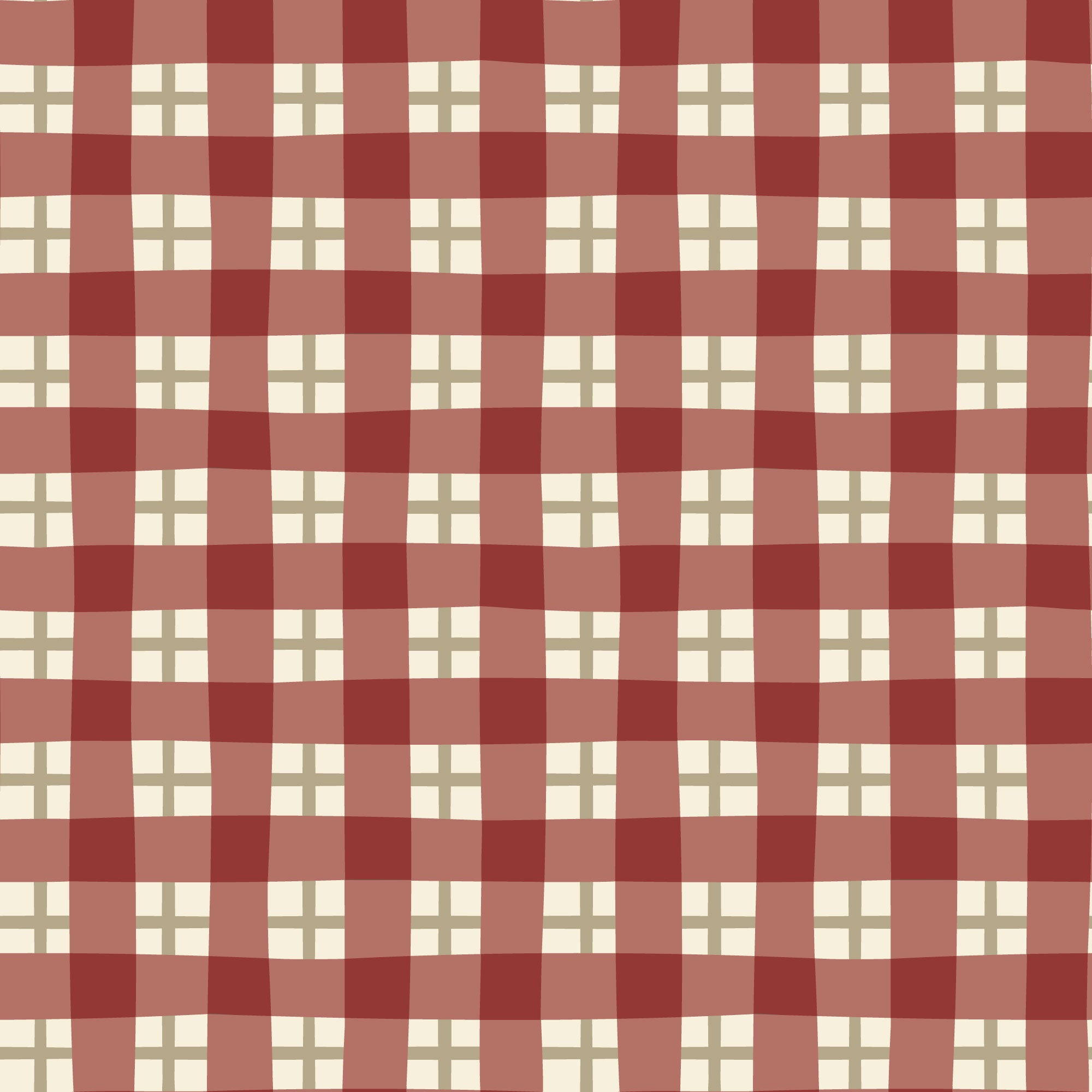 PRE-ORDER - Autumn Plaid in Baked Clay - Falling into Autumn - Cloud9 Fabric - Quilting Fabric by the Yard (Copy) (Copy)