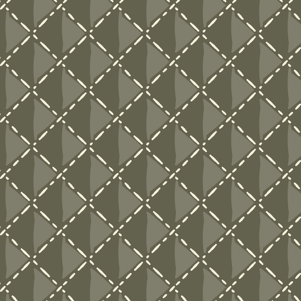 PRE-ORDER - Quilted Warmth in Peat - Falling into Autumn - Cloud9 Fabric - Quilting Fabric by the Yard