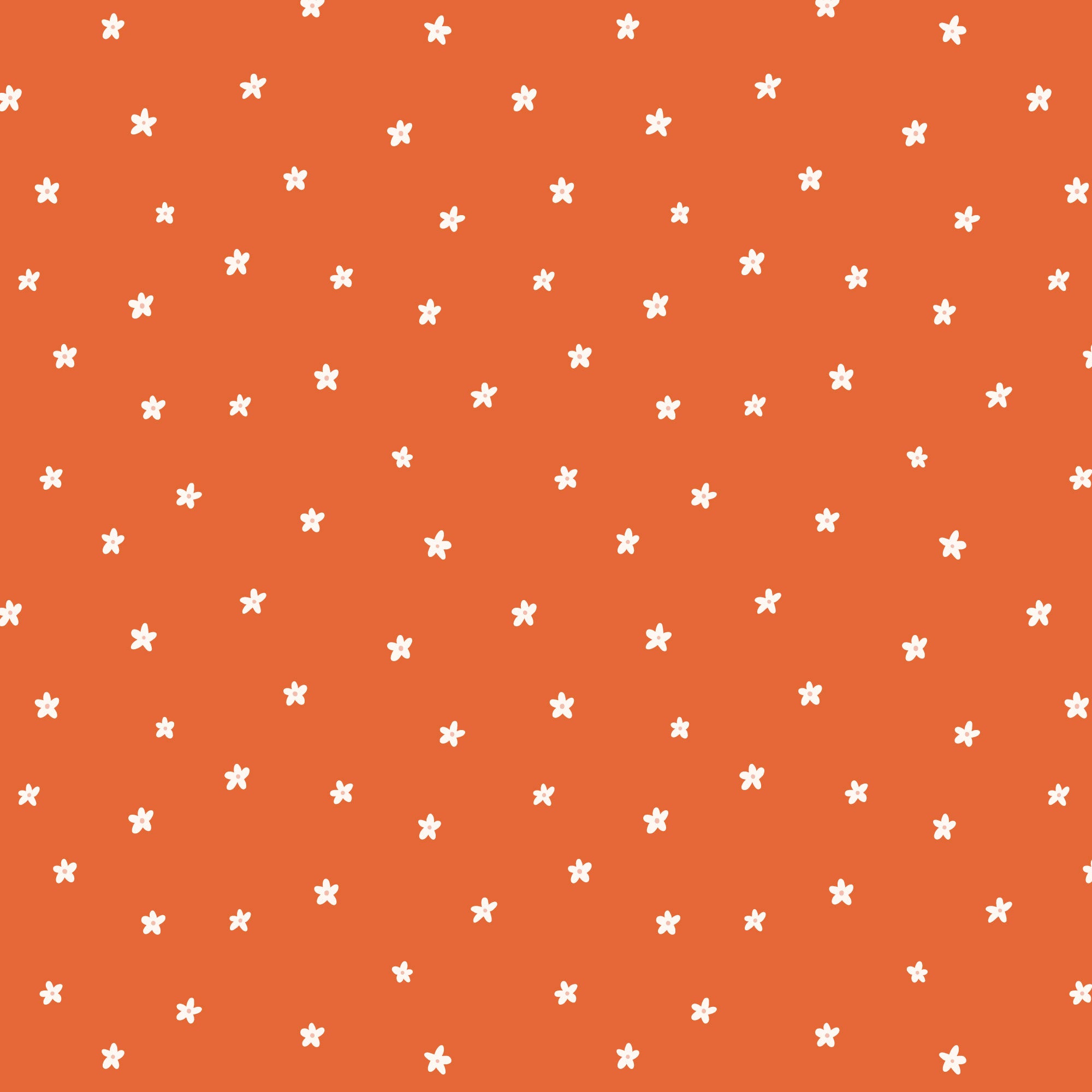 PRE-ORDER - Ditsy Flowers in Red - It was the 70's - Cloud9 Fabric - Quilting Fabric by the Yard