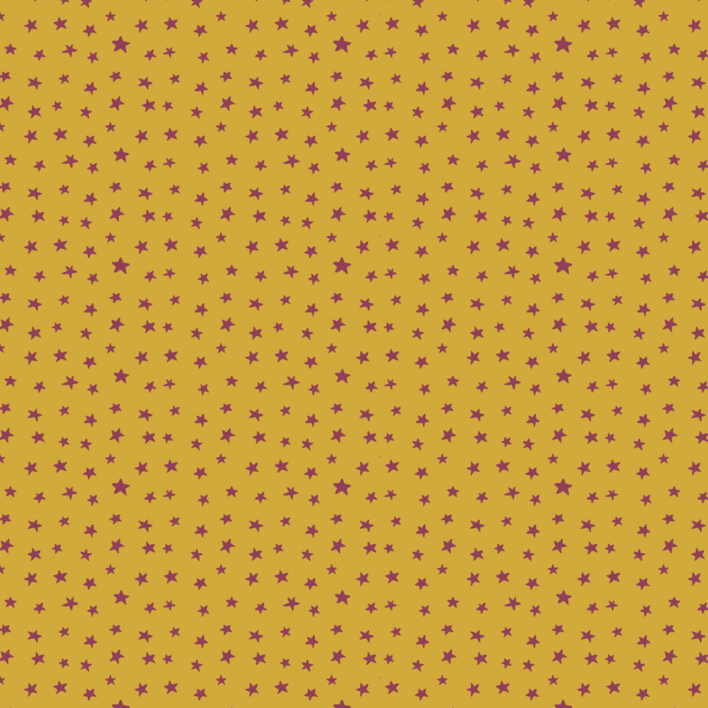 PRE-ORDER - Super Stars in Gold - Touchdowns & Tailwags - Cloud9 Fabric - Quilting Fabric by the Yard