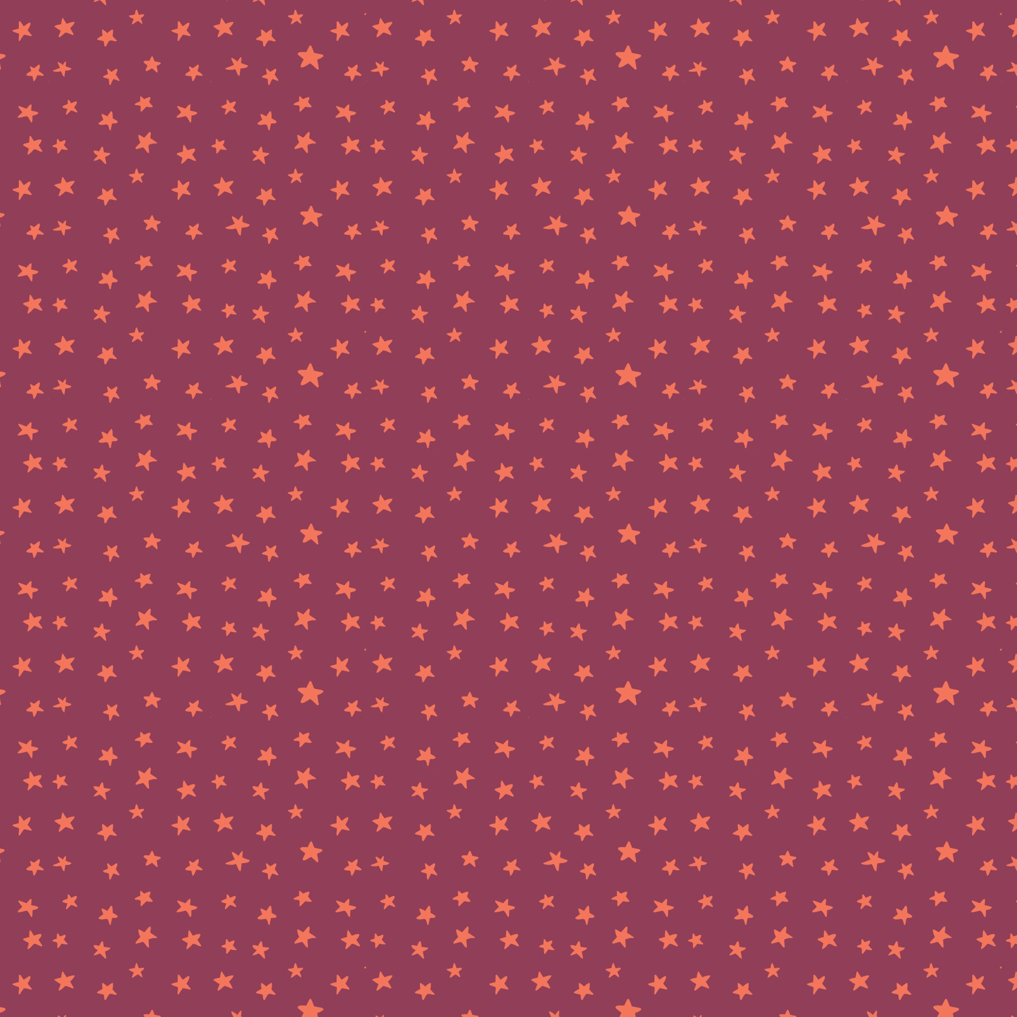 PRE-ORDER - Super Stars in Plum - Touchdowns & Tailwags - Cloud9 Fabric - Quilting Fabric by the Yard