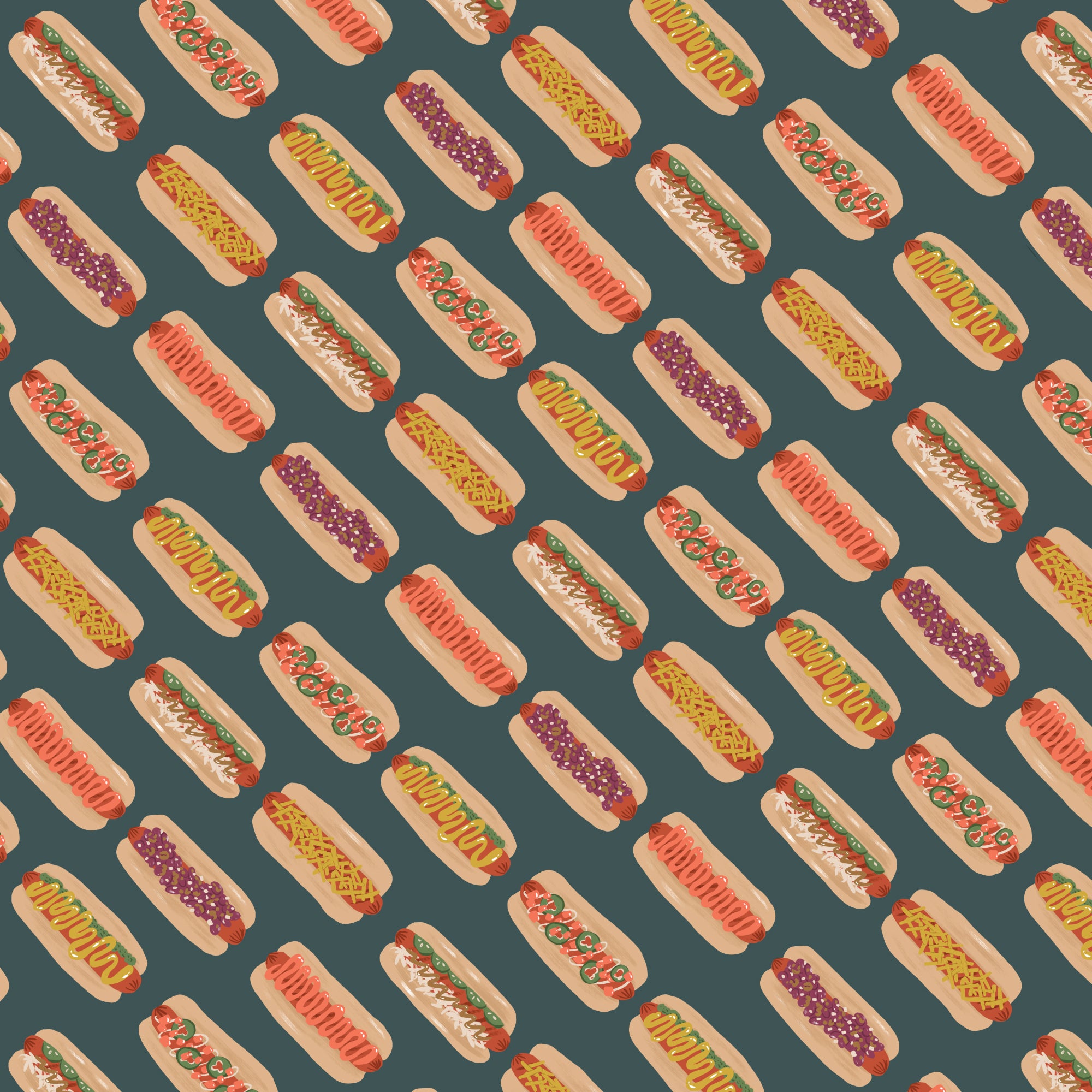 PRE-ORDER - Tailgate Treats in Teal/Multi - Touchdowns & Tailwags - Cloud9 Fabric - Quilting Fabric by the Yard