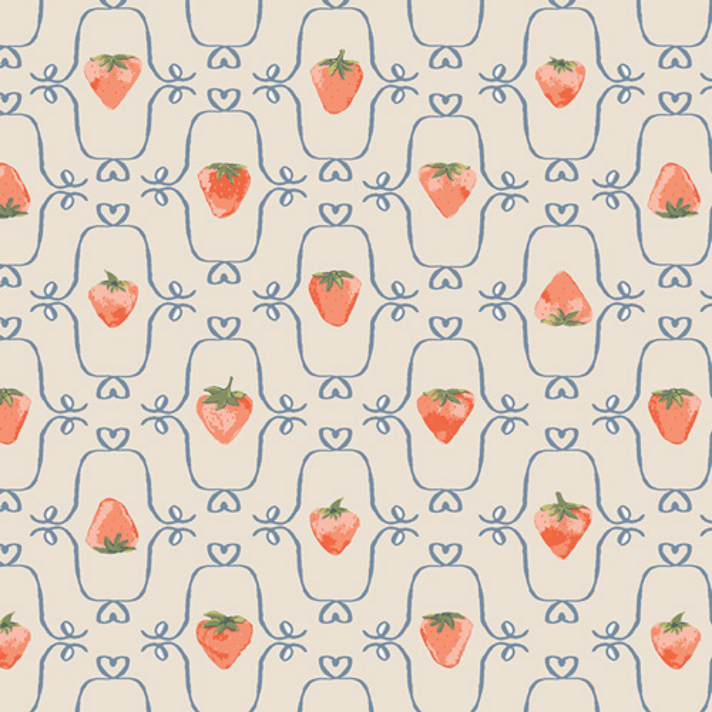 Berry Blossom - Summer Homestead - Art Gallery Fabric - Quilting Fabric by the Yard