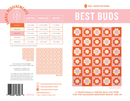 Best Buds Quilt Pattern - Pen + Paper Patterns