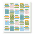 PRE-ORDER - Book Nook Quilt Kit - Bookworm - Cloud9 - Top and Binding - Gift for Quilters who Read
