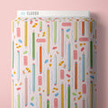 PRE-ORDER - Pencils & Pages - Bookworm - Cloud9 Fabric - Quilting Fabric by the Yard