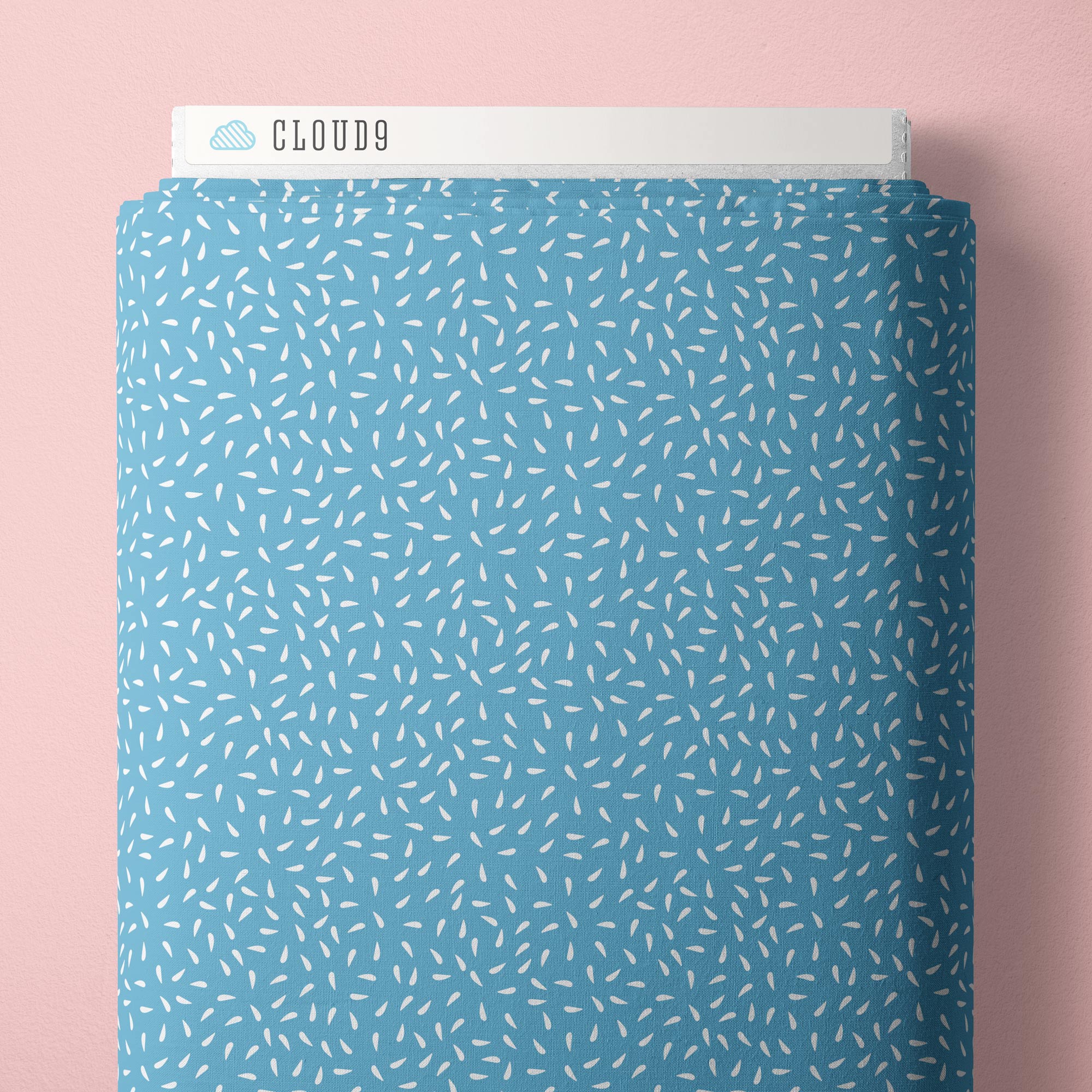 PRE-ORDER - Little Seeds - Blue - Bookworm - Cloud9 Fabrics - Quilting Fabric by the Yard