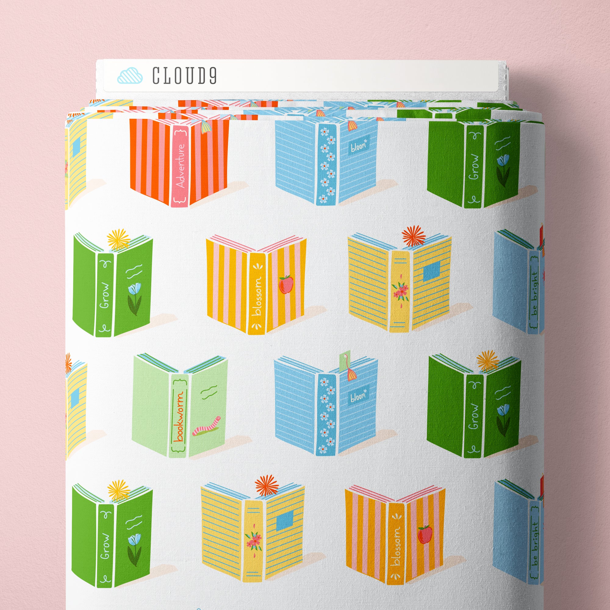 PRE-ORDER - Bookclub - Bookworm - Cloud9 Fabric - Quilting Fabric by the Yard
