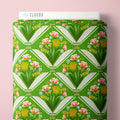 PRE-ORDER - Stories Bloom in Green - Bookworm - Cloud9 Fabric - Quilting Fabric by the Yard