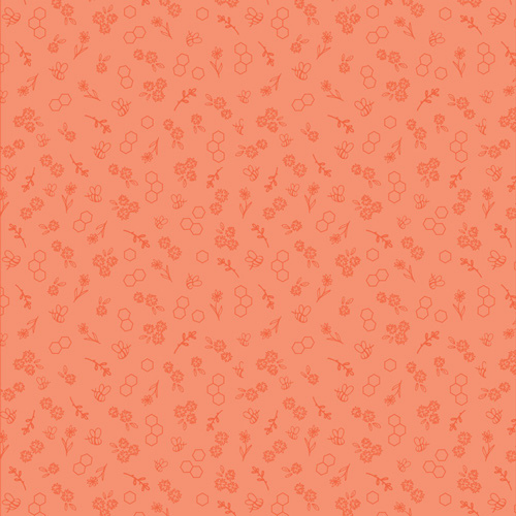 Carrot - Bumble & Bloom - Art Gallery Fabric - Quilting Fabric by the Yard