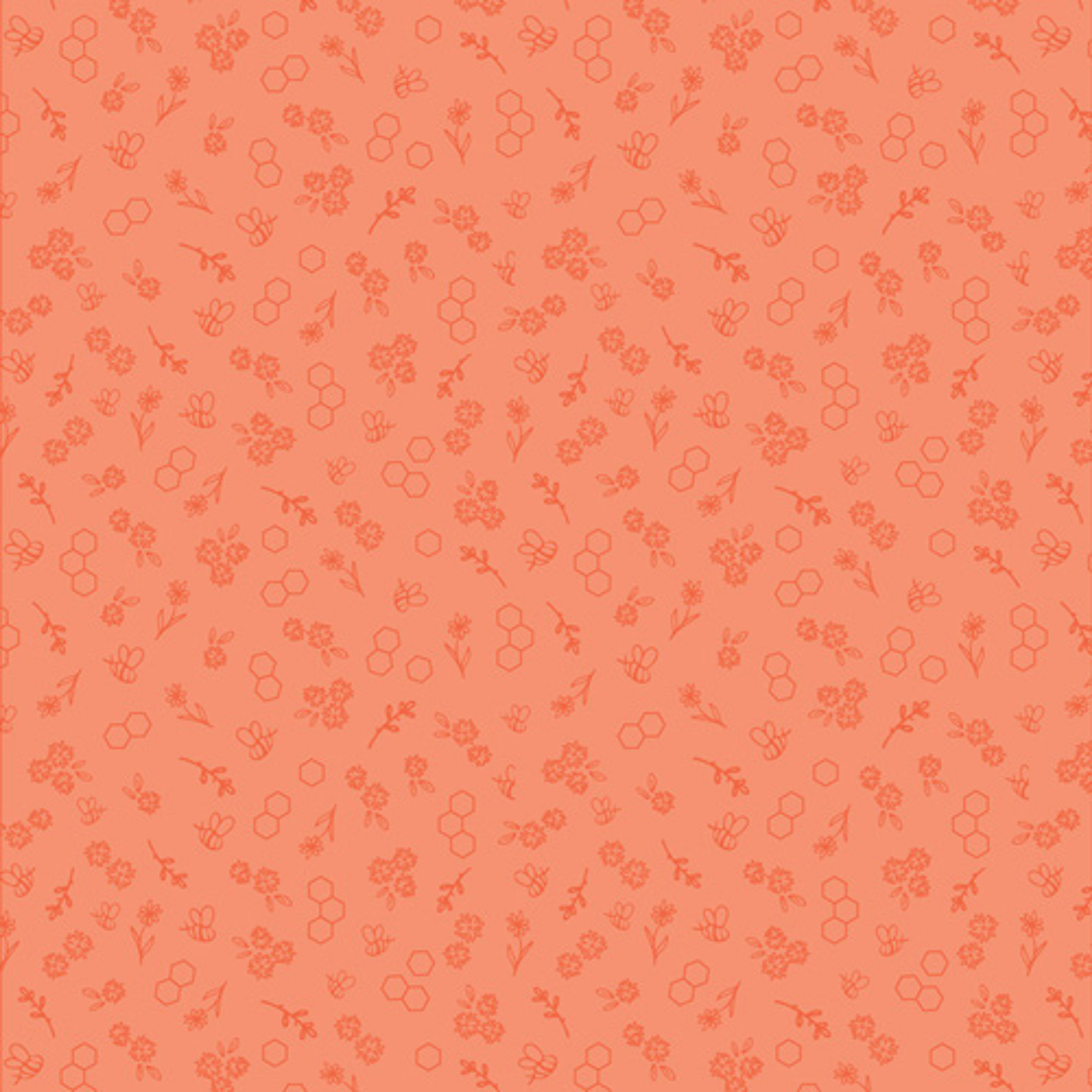 Carrot - Bumble & Bloom - Art Gallery Fabric - Quilting Fabric by the Yard