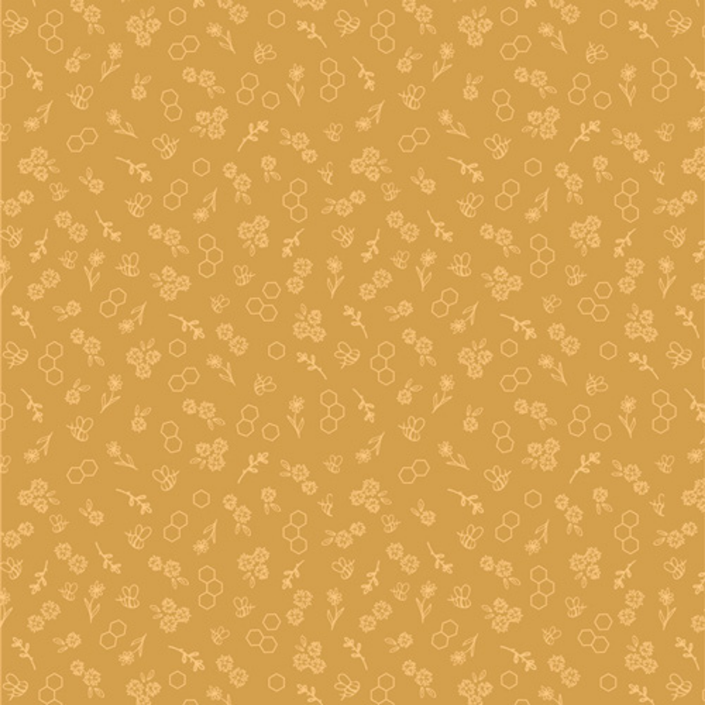 Honey - Bumble & Bloom - Art Gallery Fabric - Quilting Fabric by the Yard
