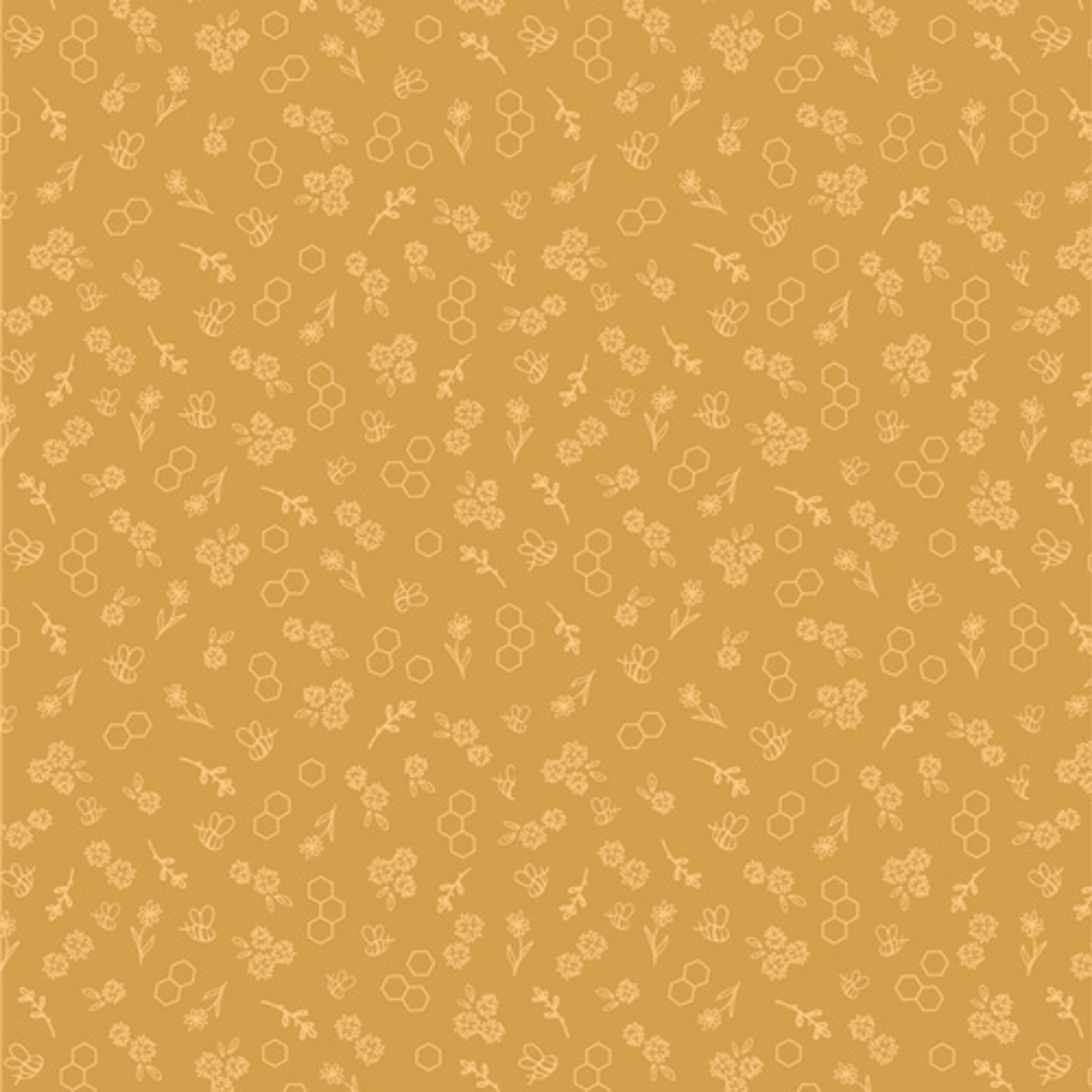 Honey - Bumble & Bloom - Art Gallery Fabric - Quilting Fabric by the Yard