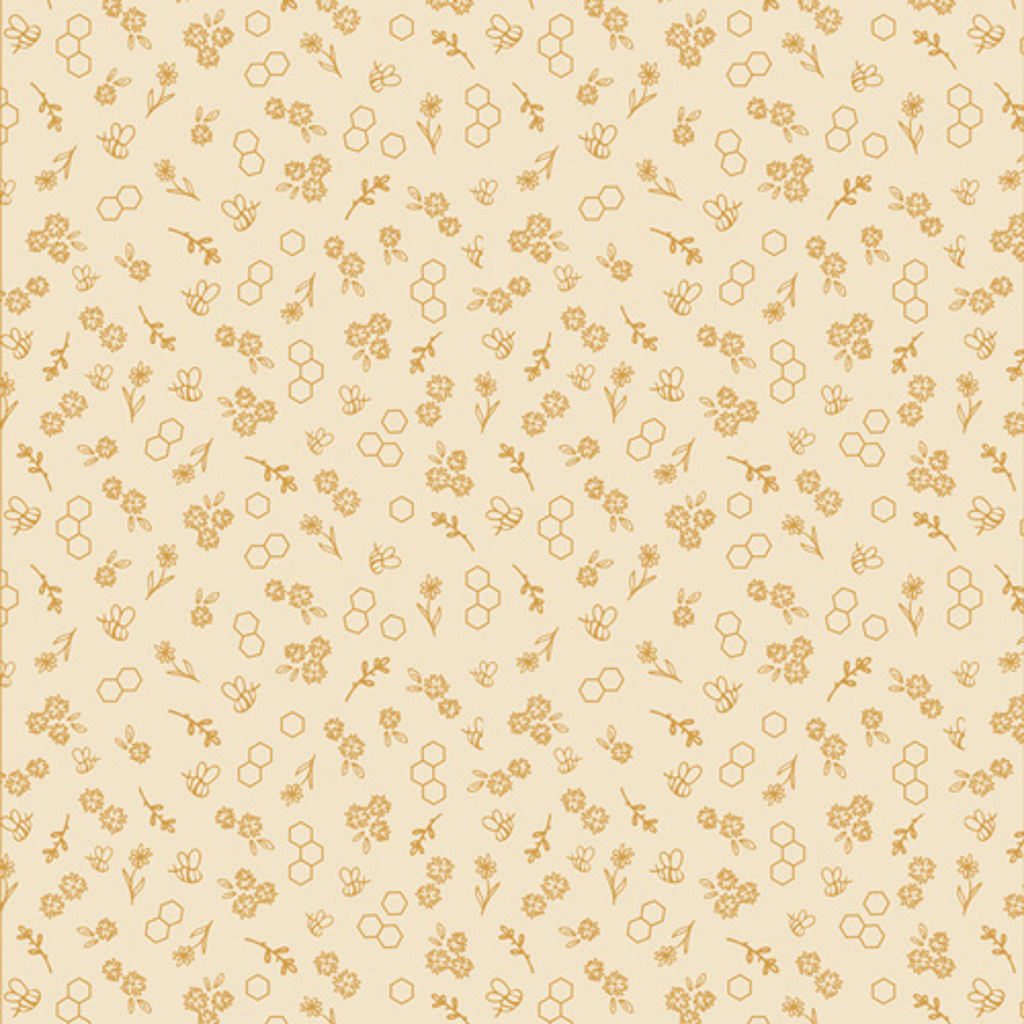 Vanilla - Bumble & Bloom - Art Gallery Fabric - Quilting Fabric by the Yard