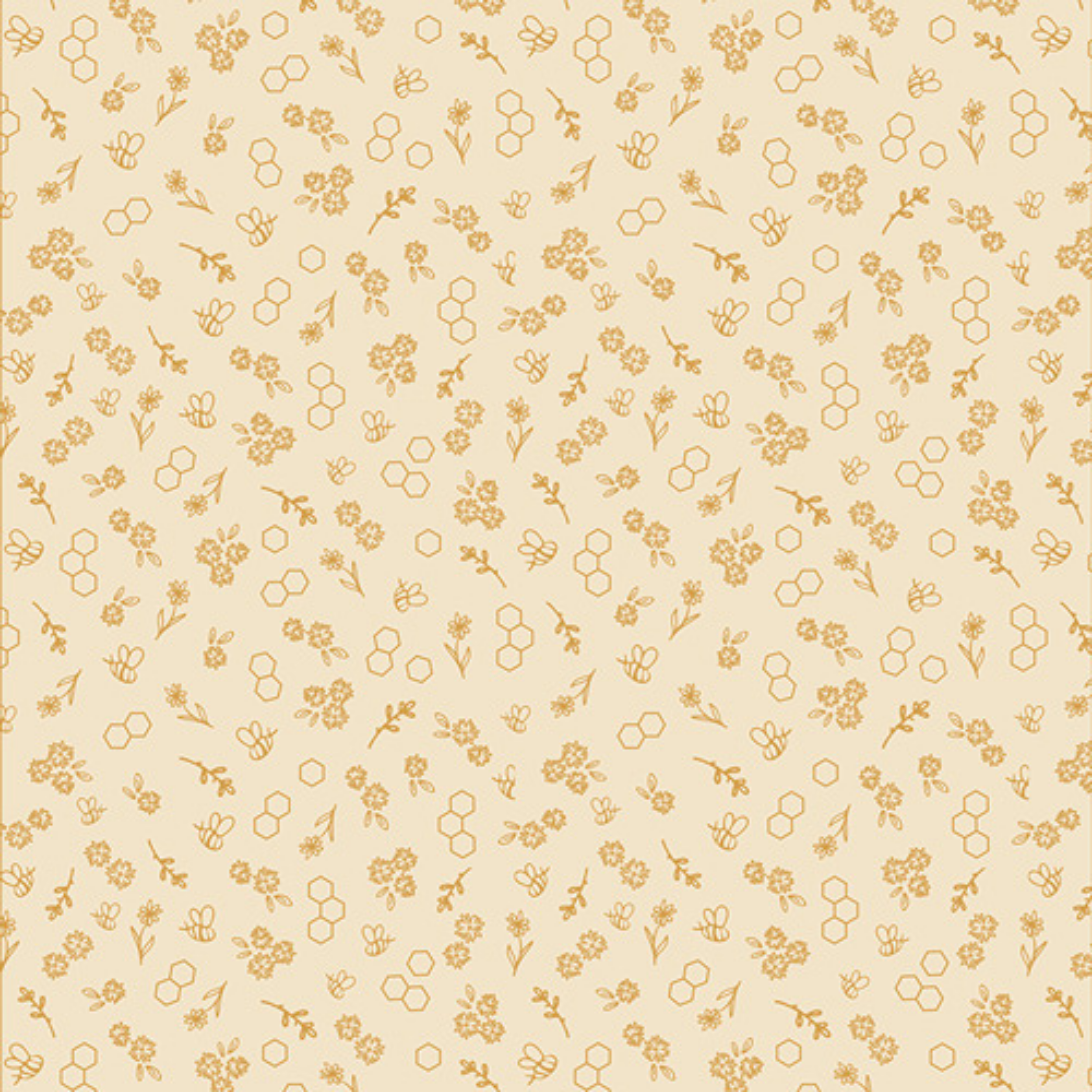 Vanilla - Bumble & Bloom - Art Gallery Fabric - Quilting Fabric by the Yard