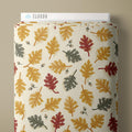 PRE-ORDER - Fall Leaves in Ivory/Multi - Falling into Autumn - Cloud9 Fabric - Quilting Fabric by the Yard