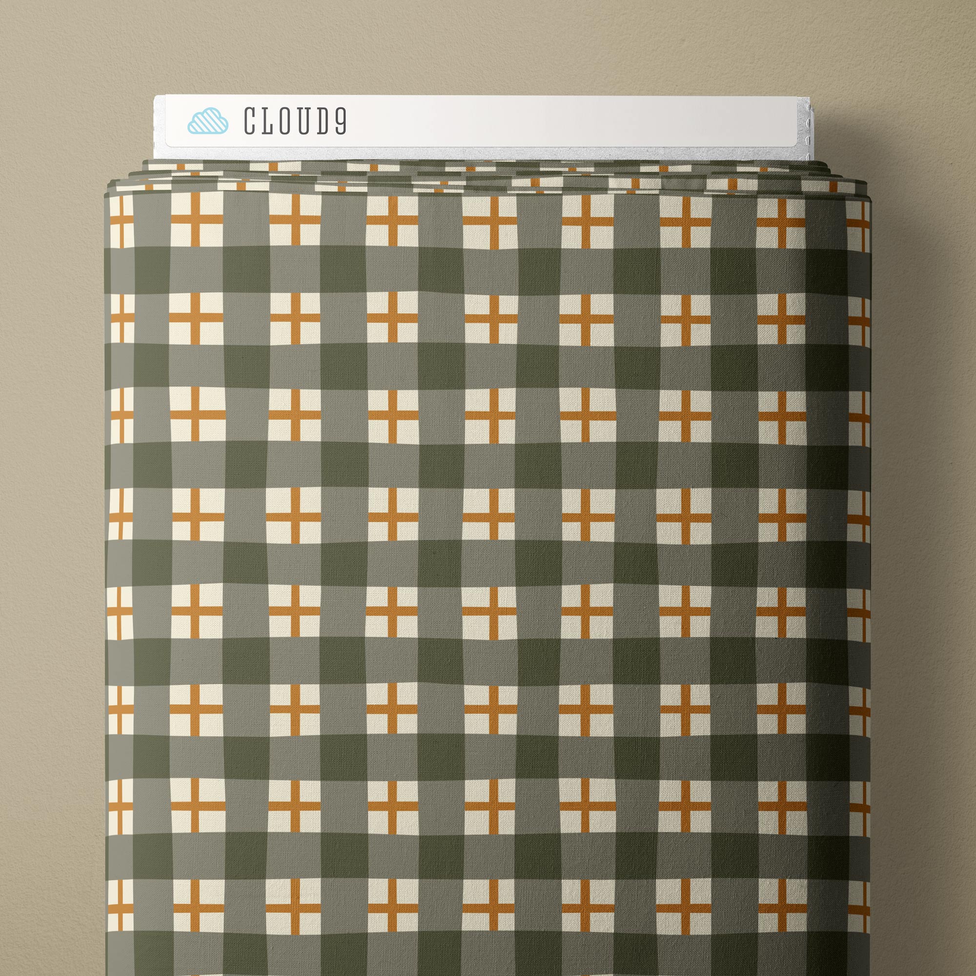 PRE-ORDER - Autumn Plaid in Peat - Falling into Autumn - Cloud9 Fabric - Quilting Fabric by the Yard (Copy)