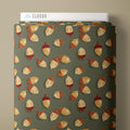 PRE-ORDER - Acorn Cache in Peat - Falling into Autumn - Cloud9 Fabric - Quilting Fabric by the Yard
