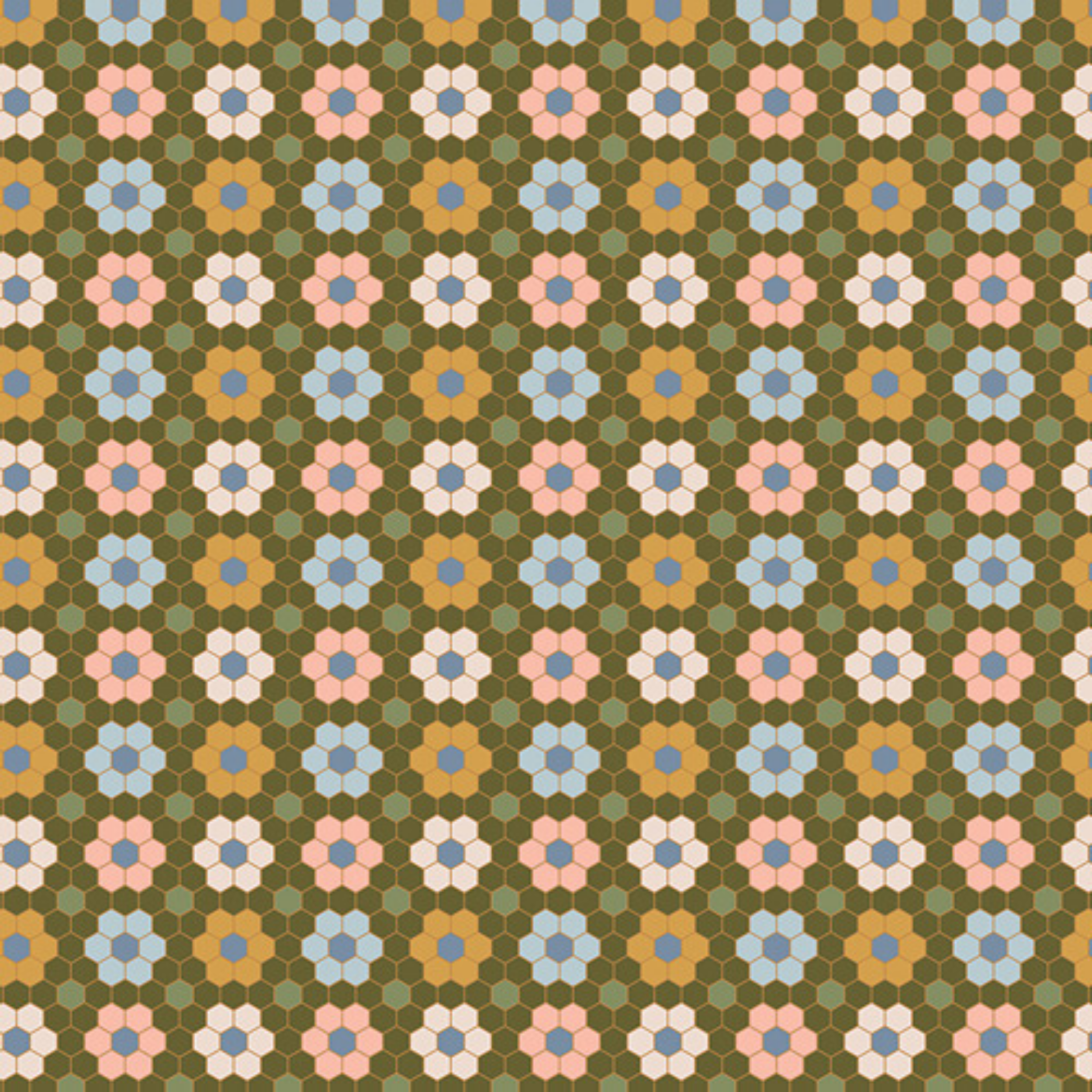 Flowercomb - Summer Homestead - Art Gallery Fabric - Quilting Fabric by the Yard