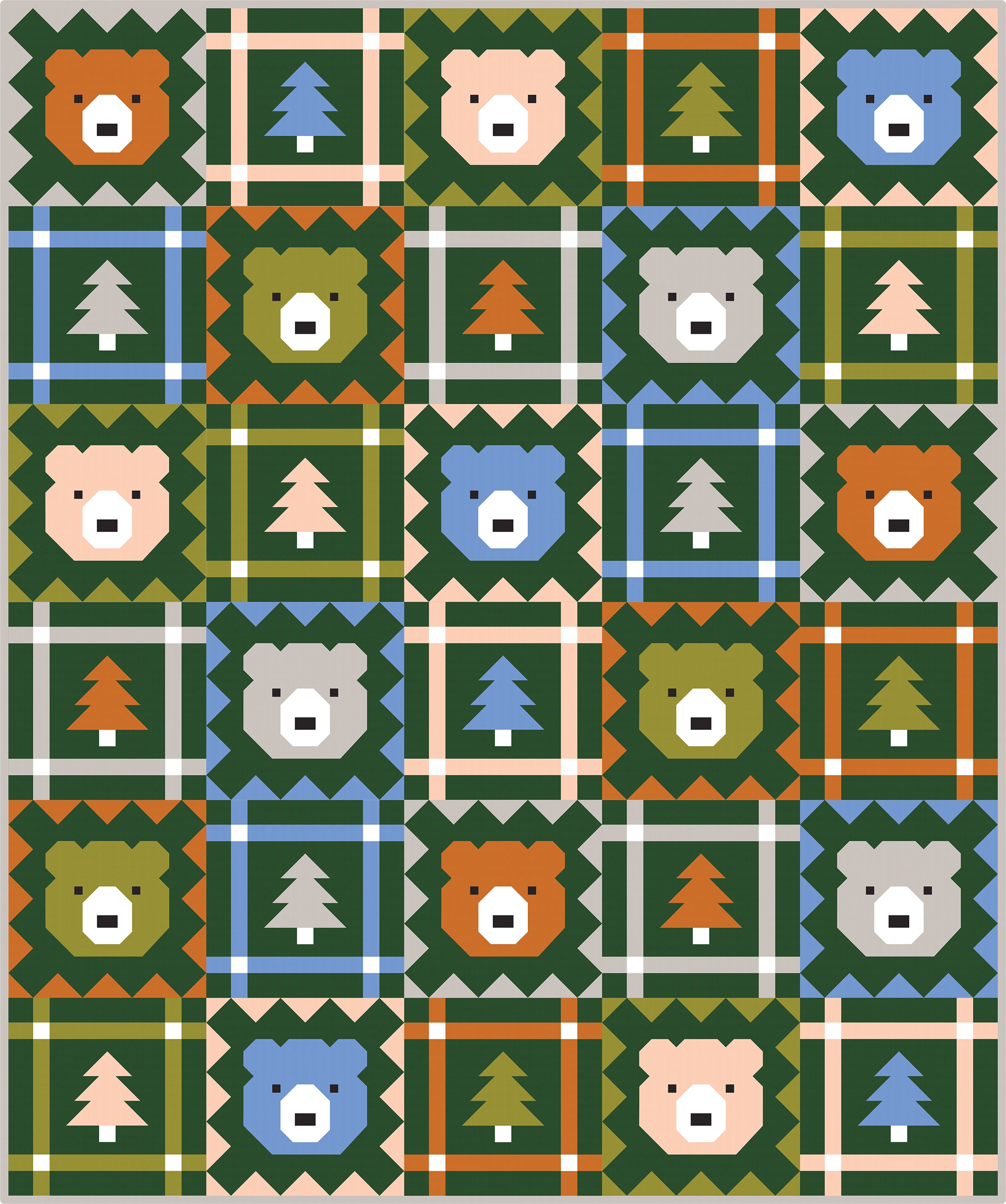 Grizzly Grove Quilt Pattern - Pen + Paper Patterns