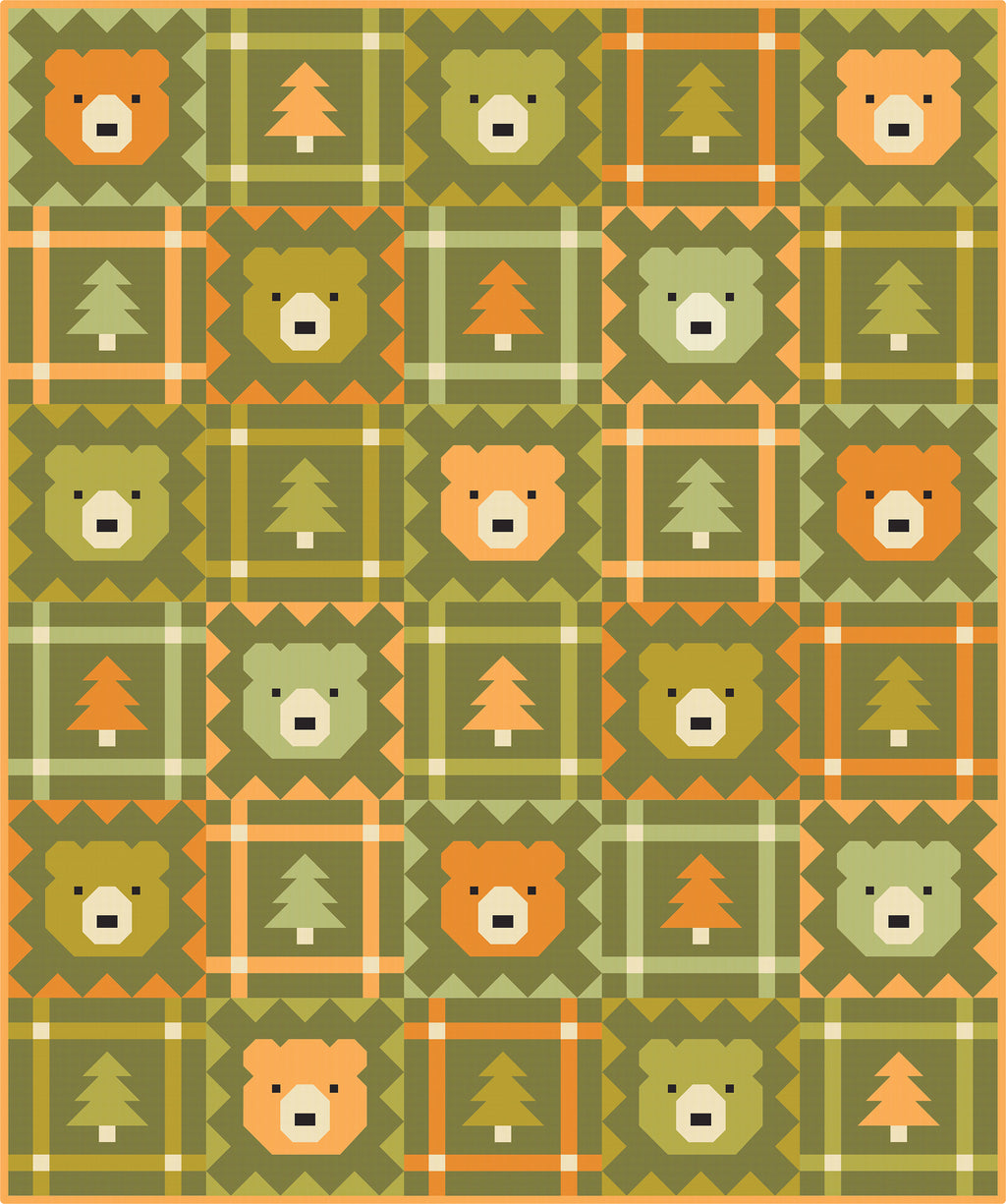 Grizzly Grove Quilt Pattern - Pen + Paper Patterns