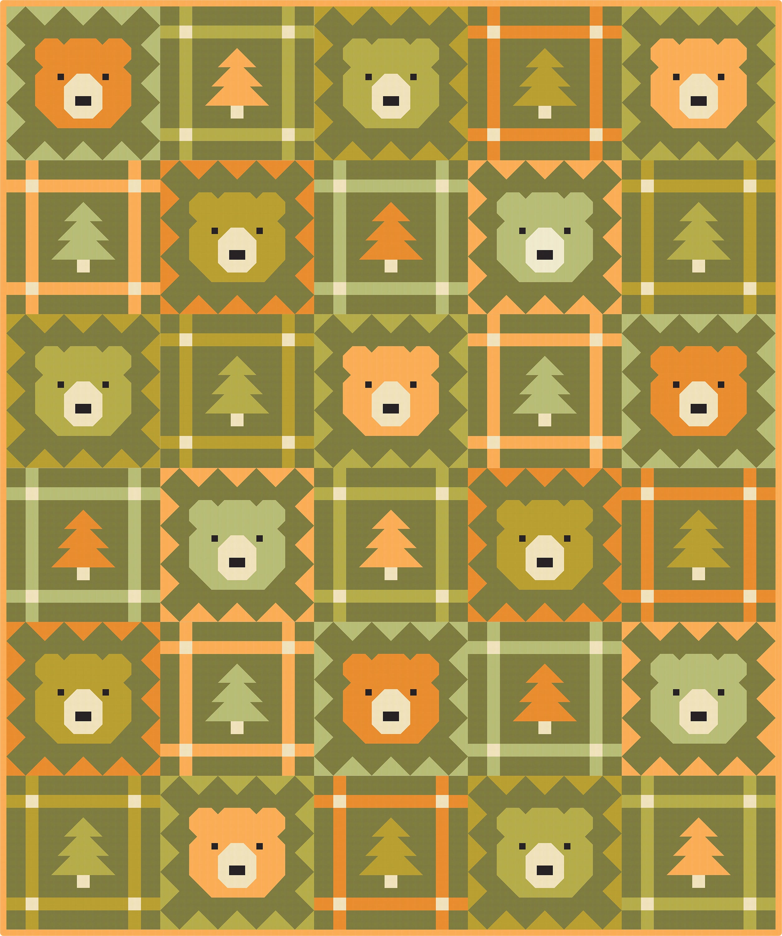 Grizzly Grove Quilt Pattern - Pen + Paper Patterns