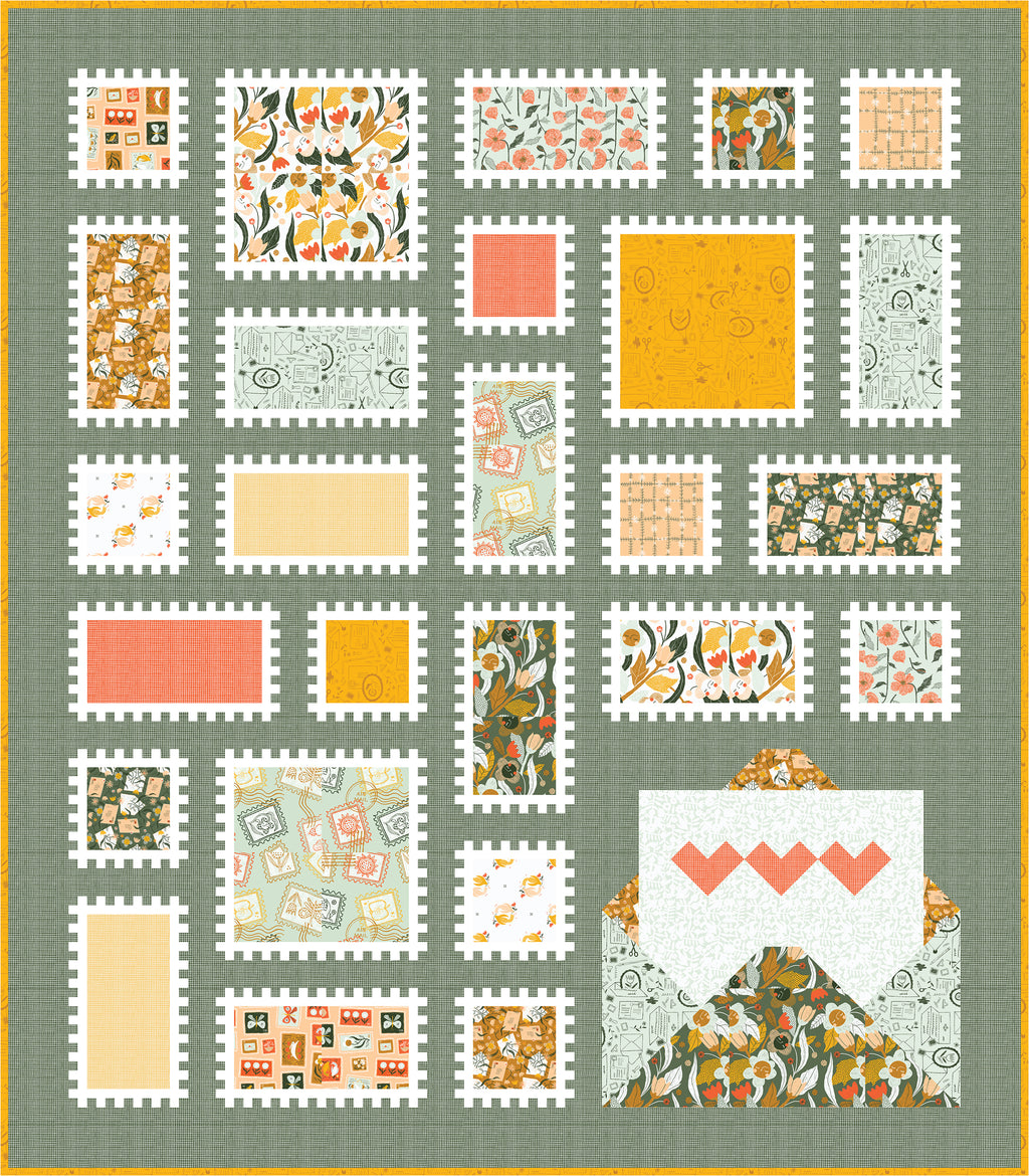 Happy Mail Quilt Pattern - Pen + Paper Patterns