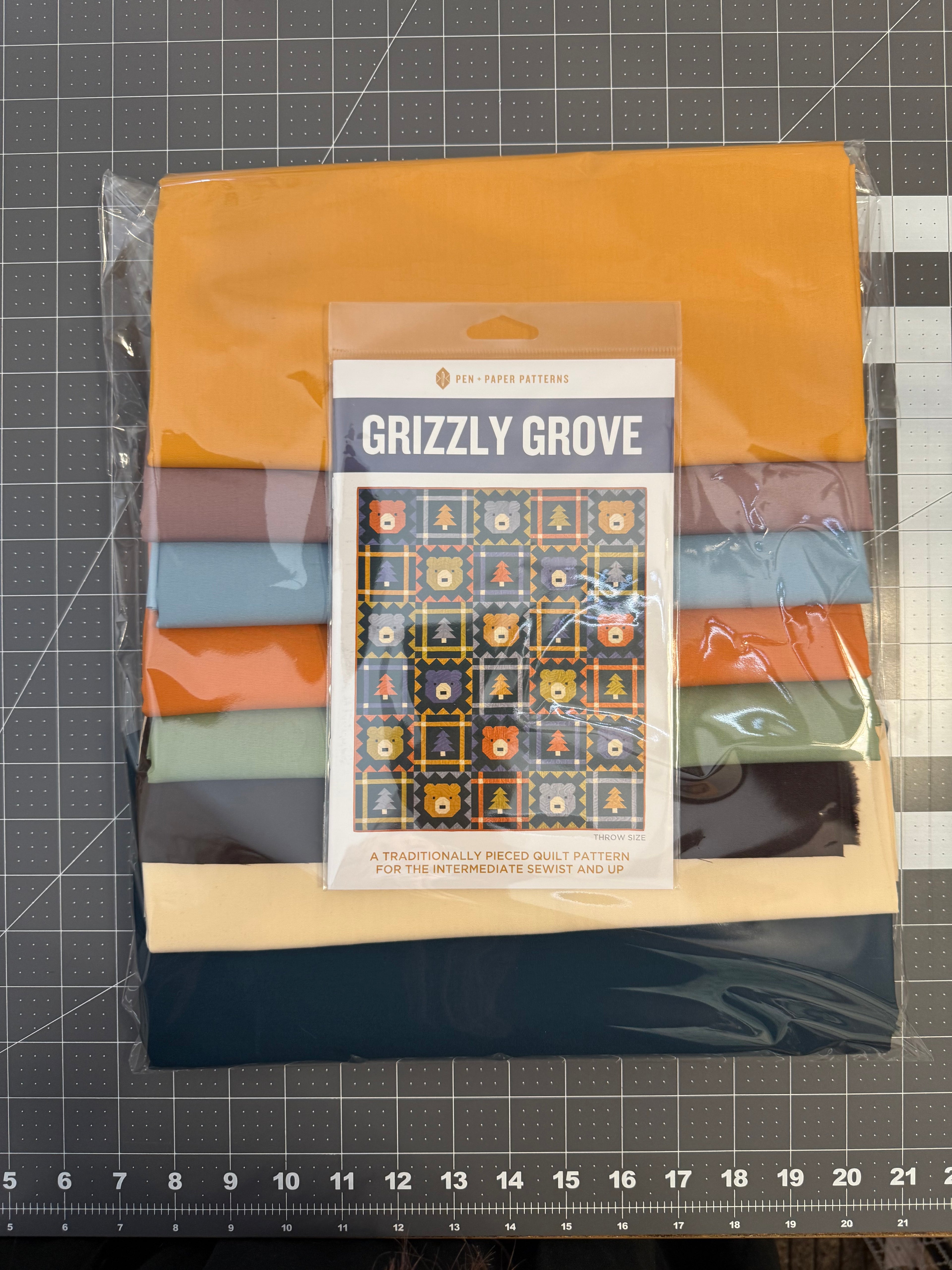 Grizzly Grove Quilt KIT