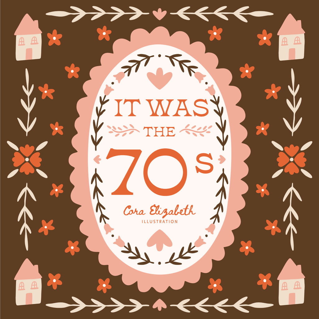 PRE-ORDER - Strawberry Fields in Multi - It was the 70's - Cloud9 Fabric - Quilting Fabric by the Yard