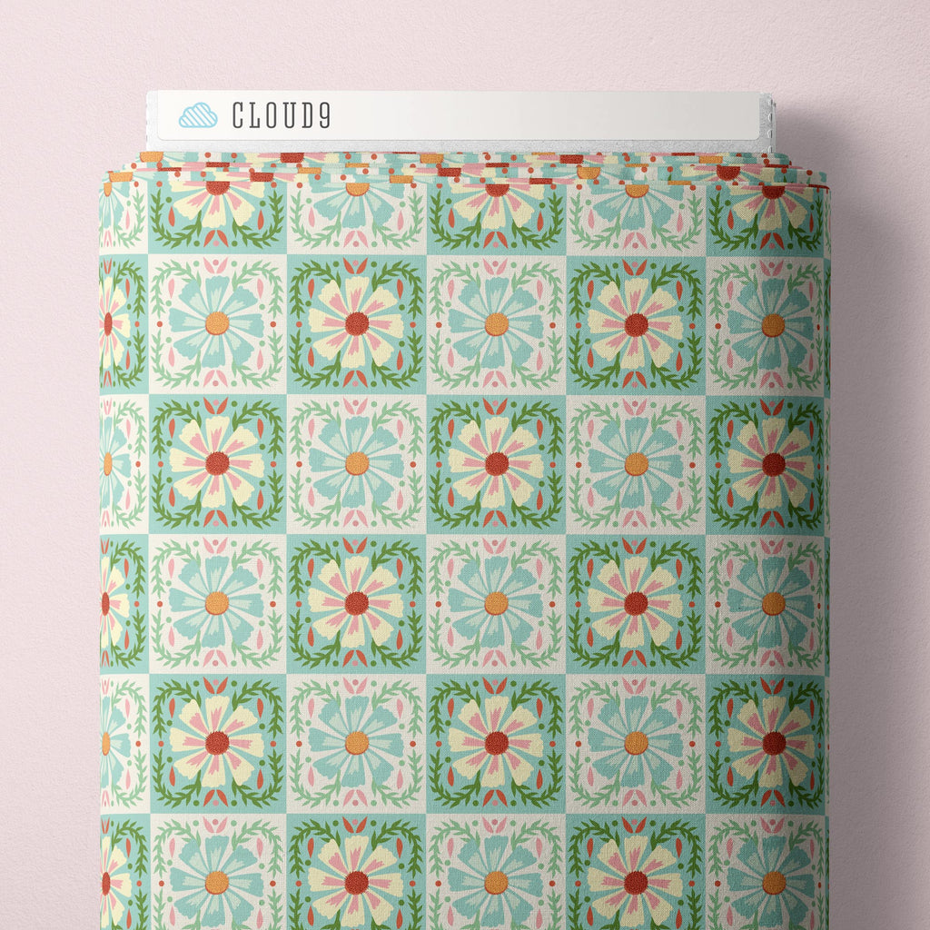 Quilted Florals - Love Bugs - Cloud9 Fabric
