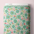 Garden Whimsy - Turquoise - Love Bugs - Cloud9 Fabric - Quilting Fabric by the Yard
