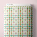 Petal Plaid - Green/Turquoise - Love Bugs - Cloud9 Fabric - Quilting Fabric by the Yard