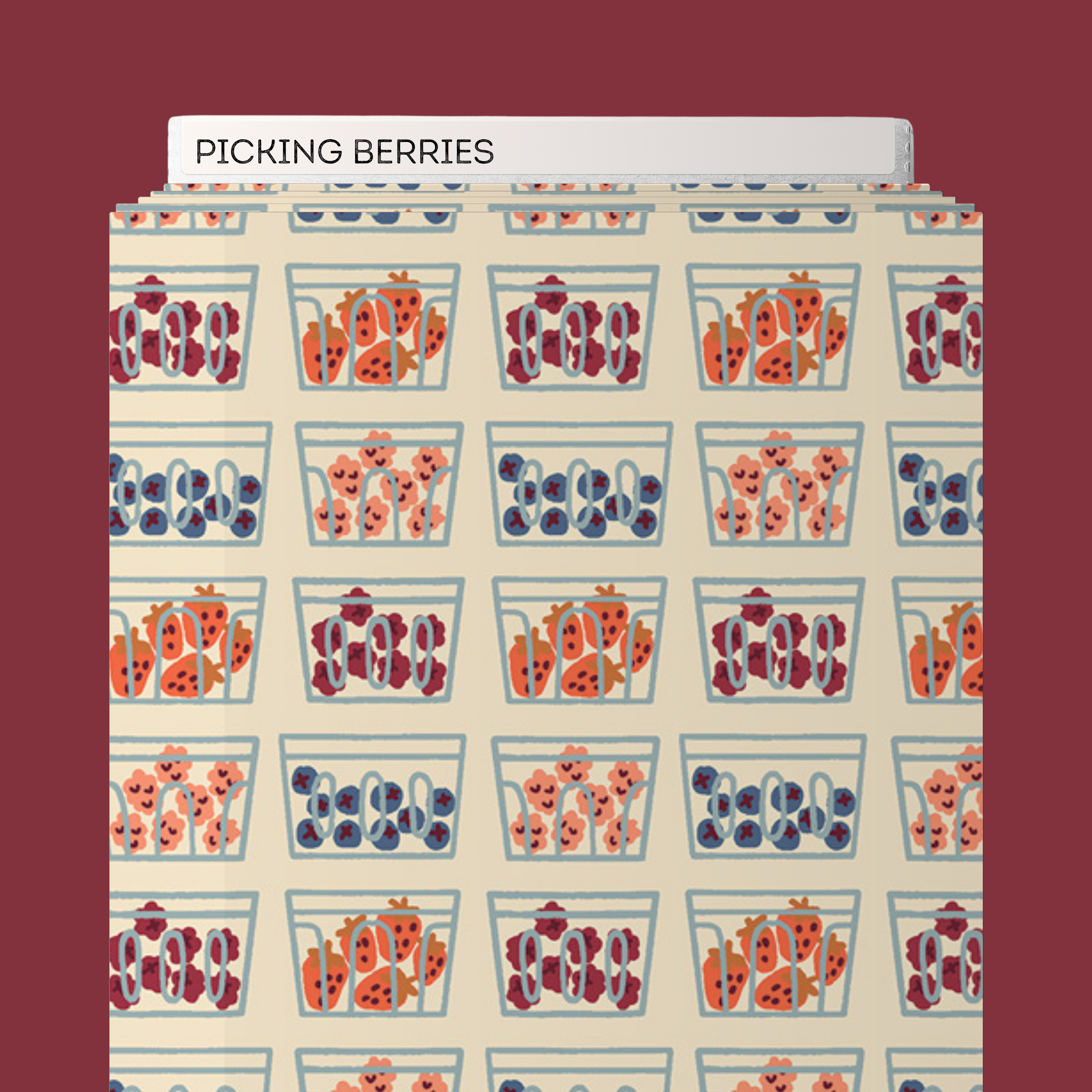 Picking Berries - Summer Homestead - Art Gallery Fabric