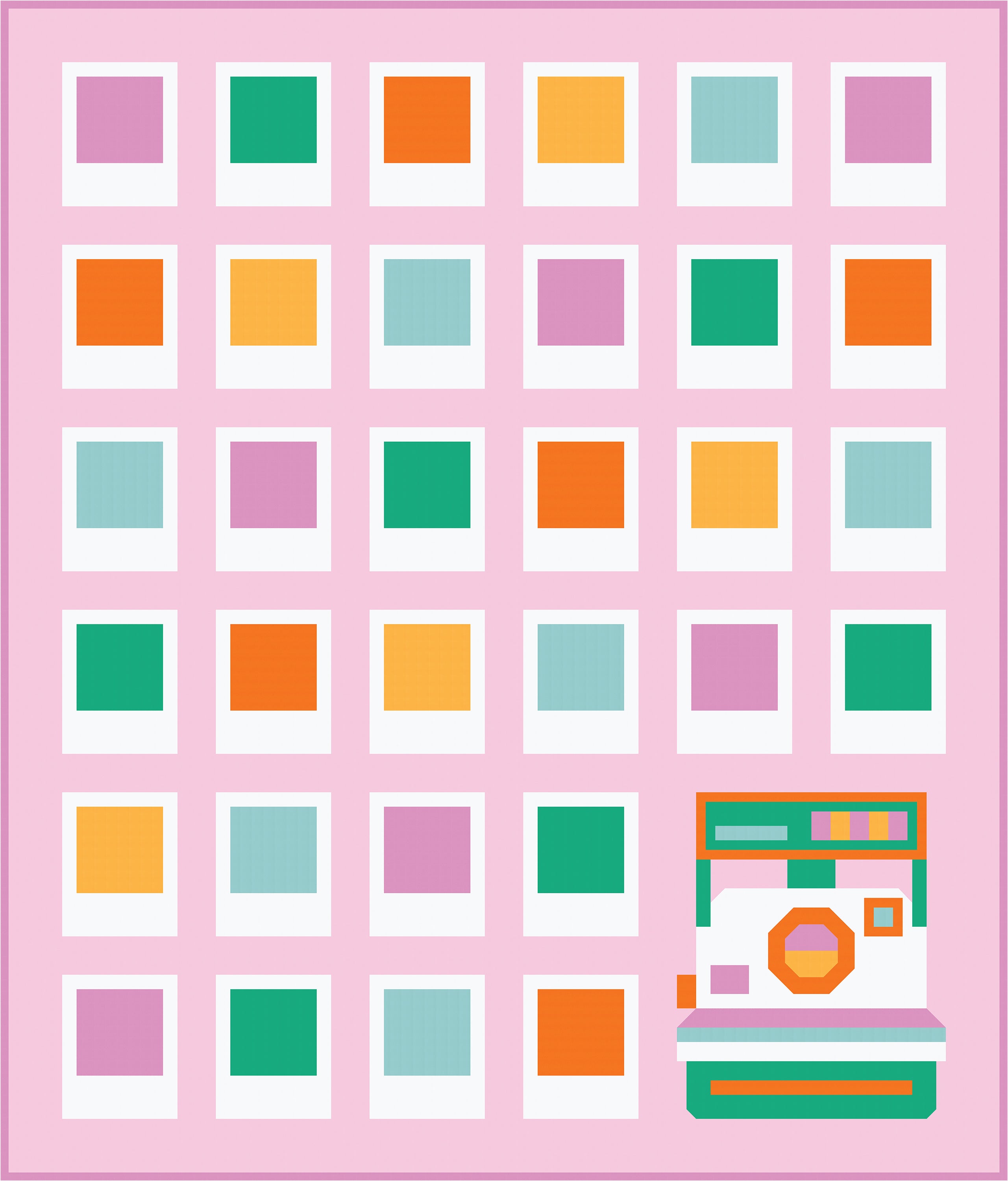 Snap Happy Quilt Pattern - Pen + Paper Patterns - Modern Quilt Design