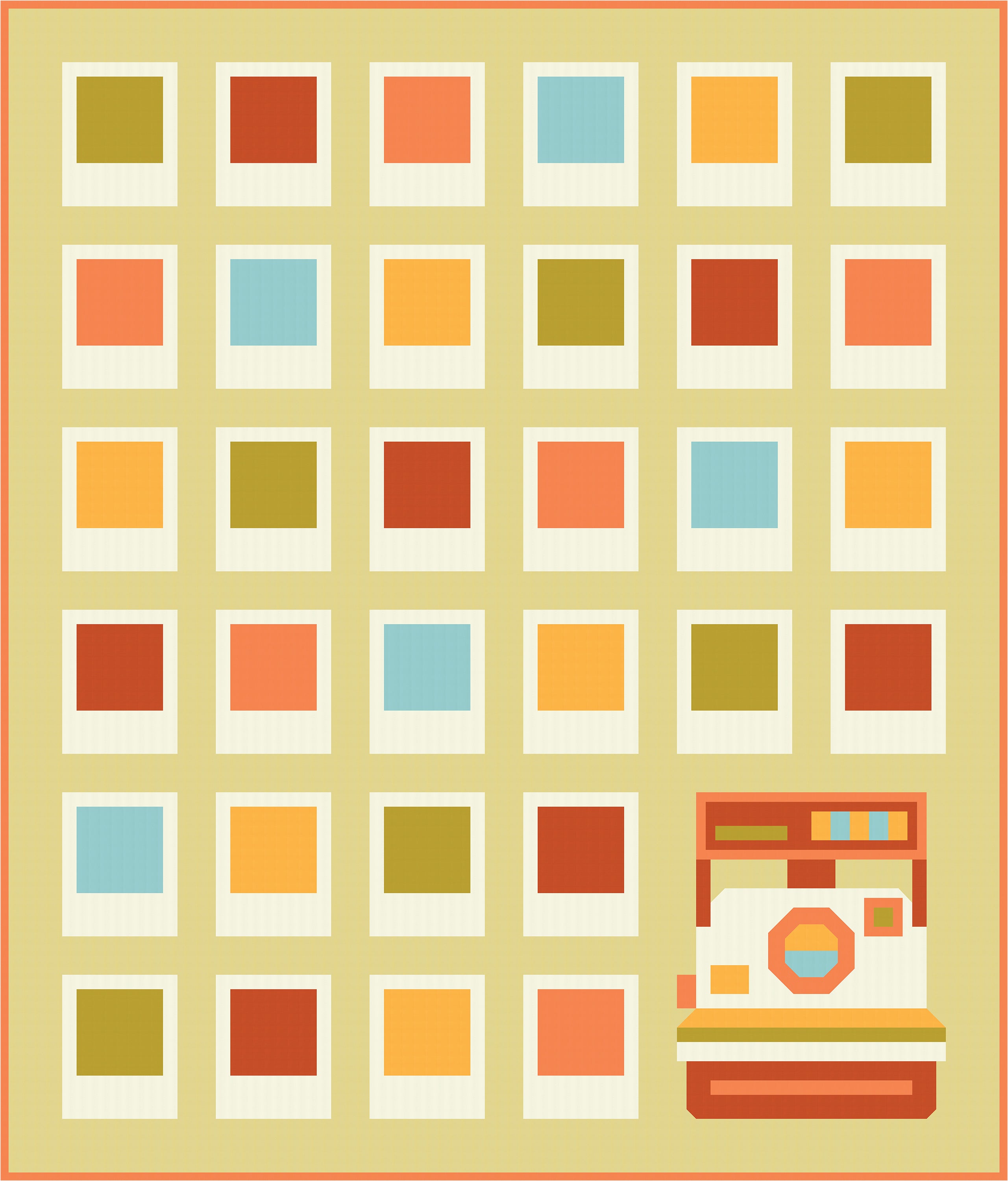 Snap Happy Quilt Pattern - Pen + Paper Patterns - Modern Quilt Design