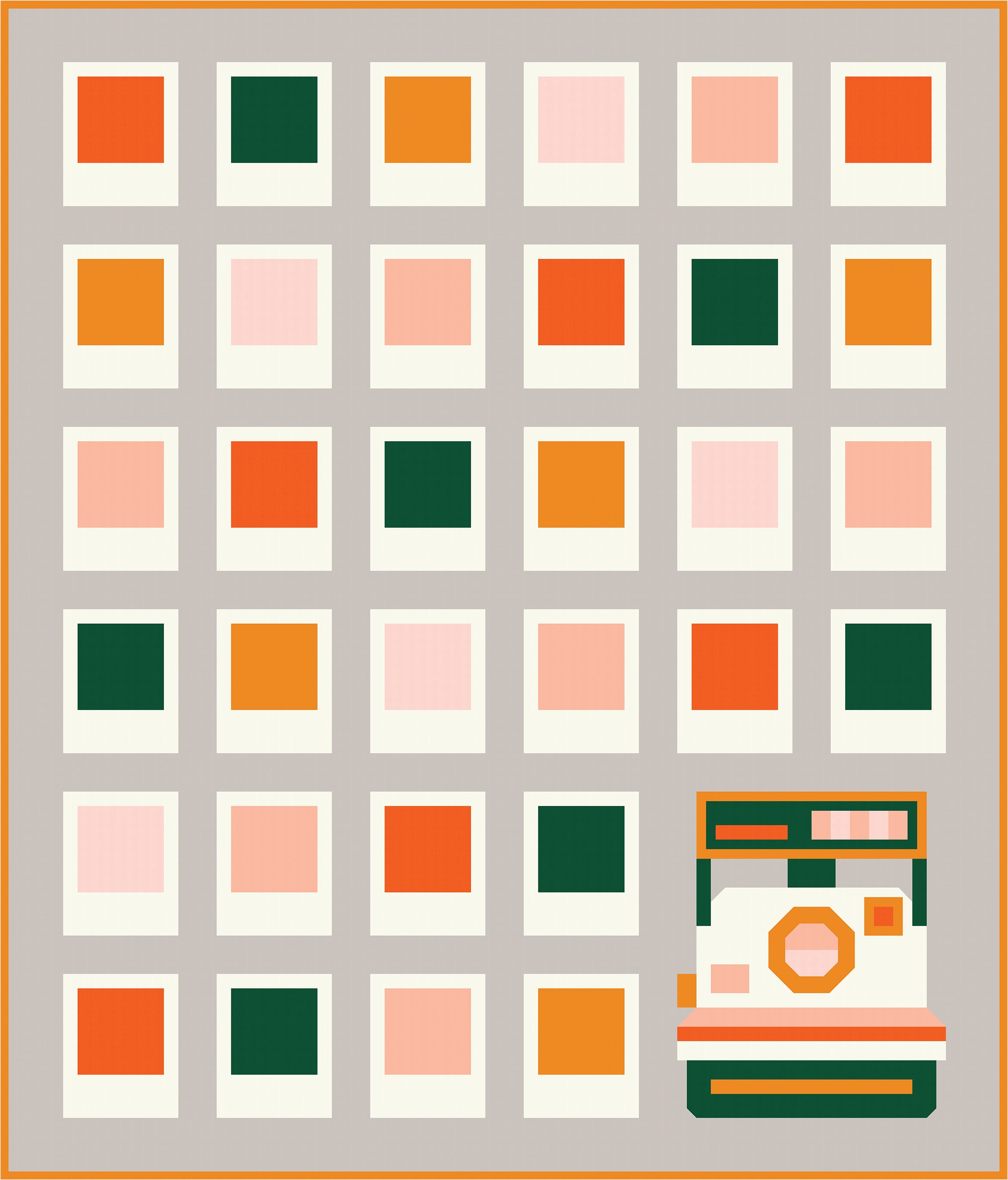 Snap Happy Quilt Pattern - Pen + Paper Patterns - Modern Quilt Design