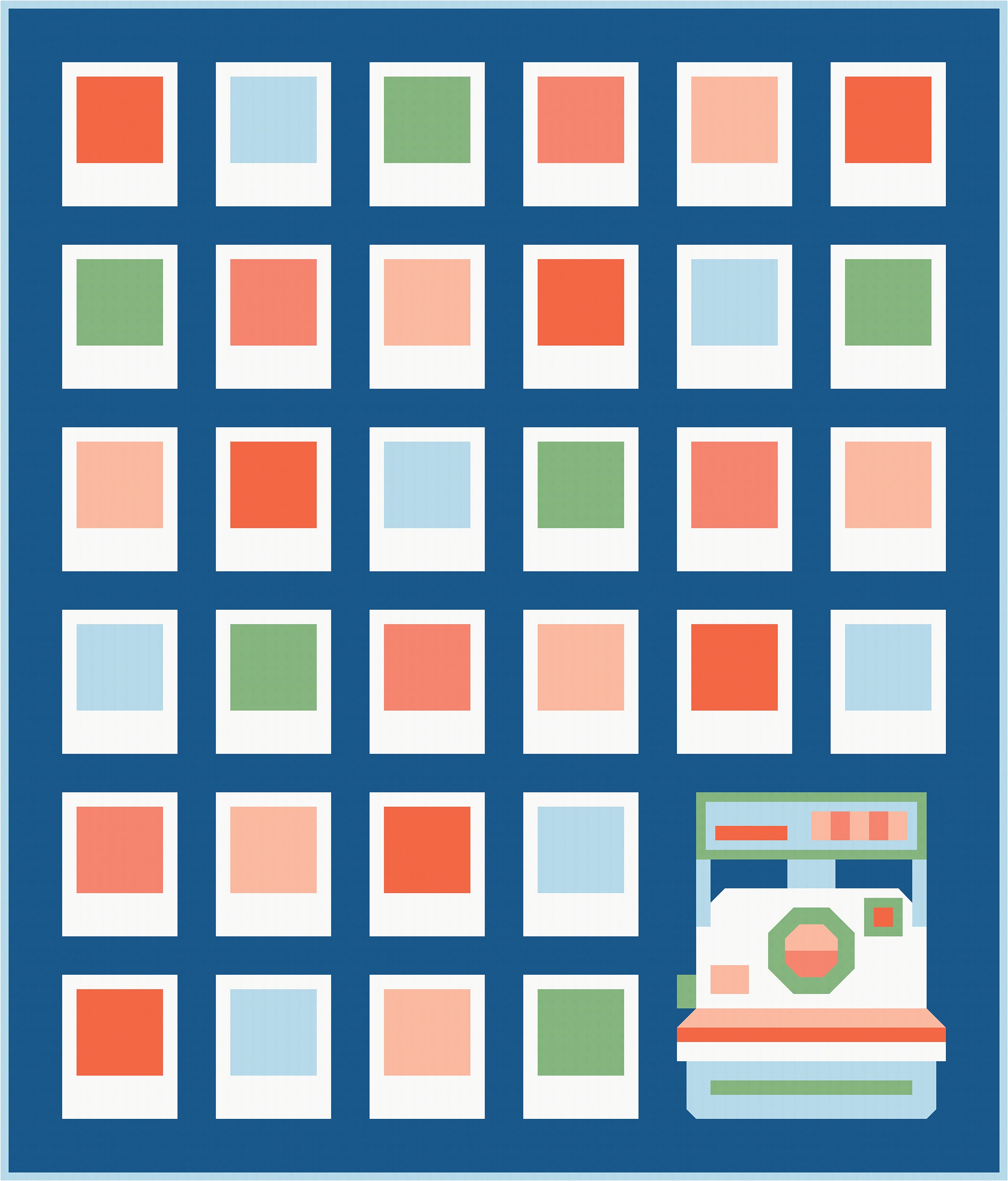 Snap Happy Quilt Pattern - Pen + Paper Patterns - Modern Quilt Design