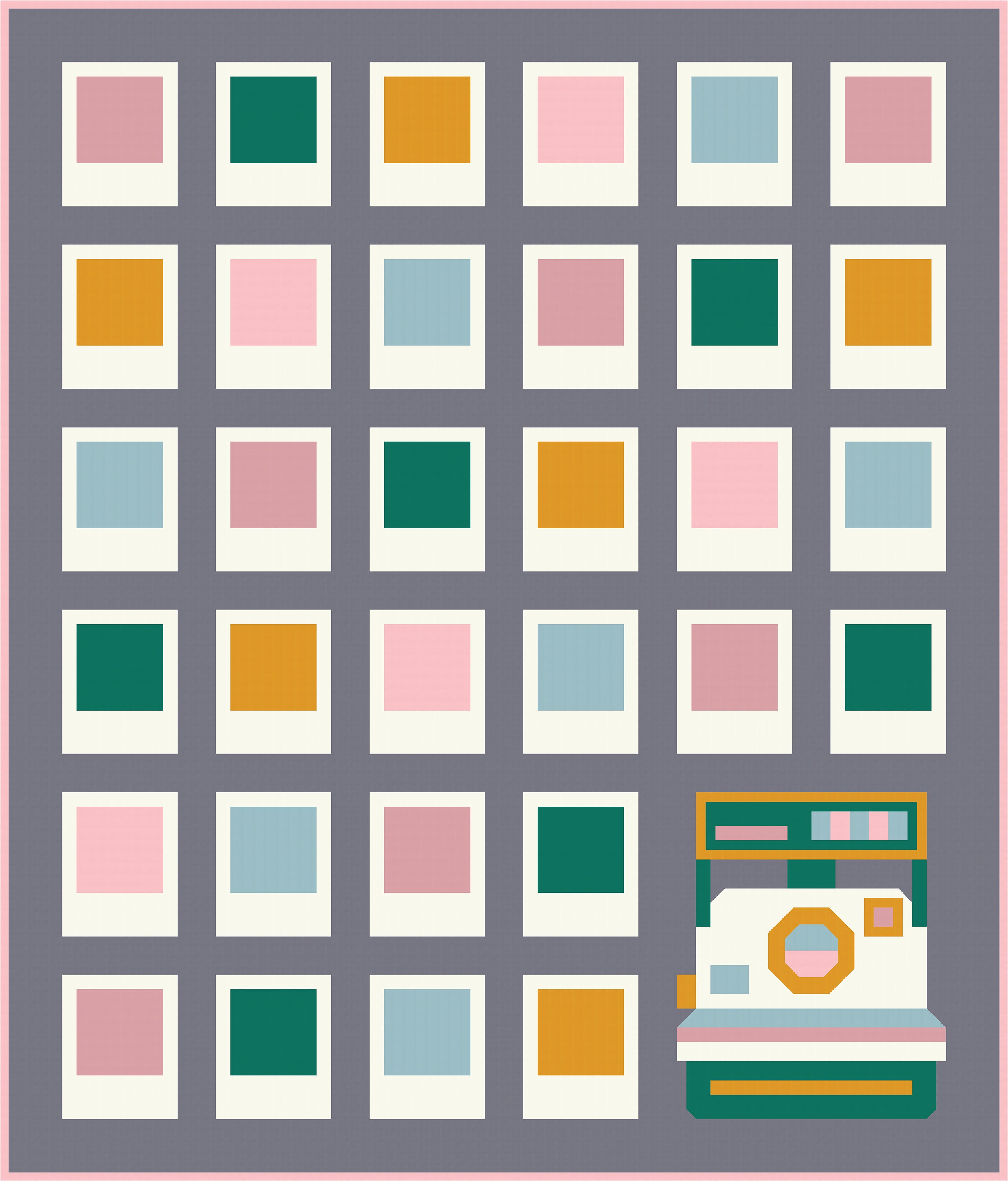 Snap Happy Quilt Pattern - Pen + Paper Patterns - Modern Quilt Design