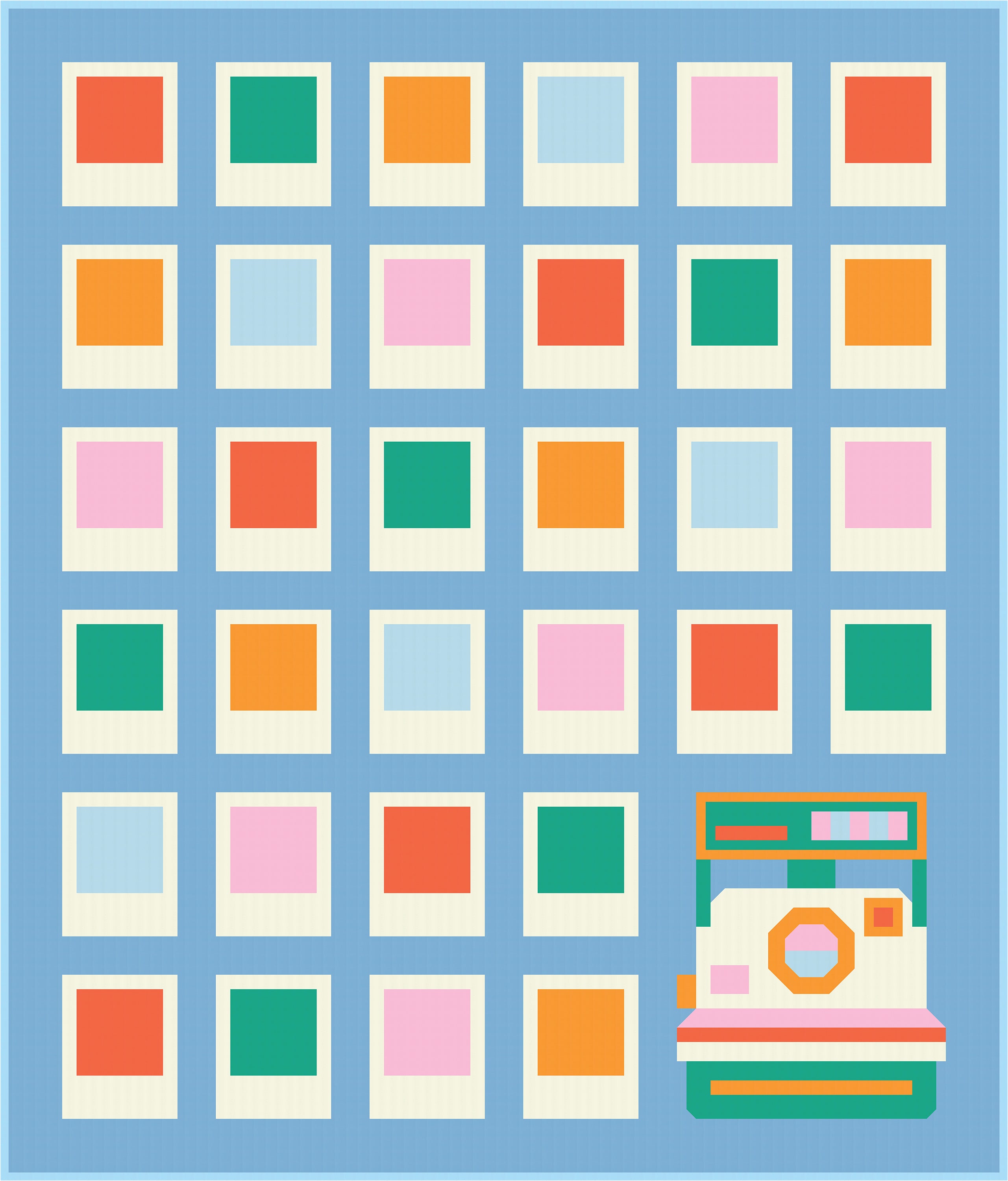 Snap Happy Quilt Pattern - Pen + Paper Patterns - Modern Quilt Design