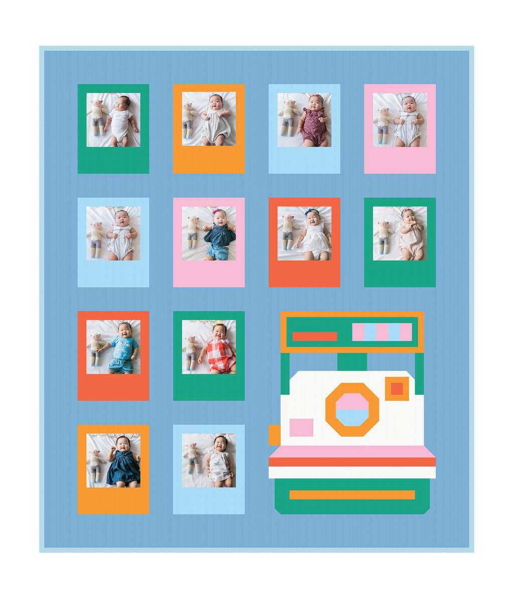 Snap Happy Quilt Pattern - Pen + Paper Patterns - Modern Quilt Design