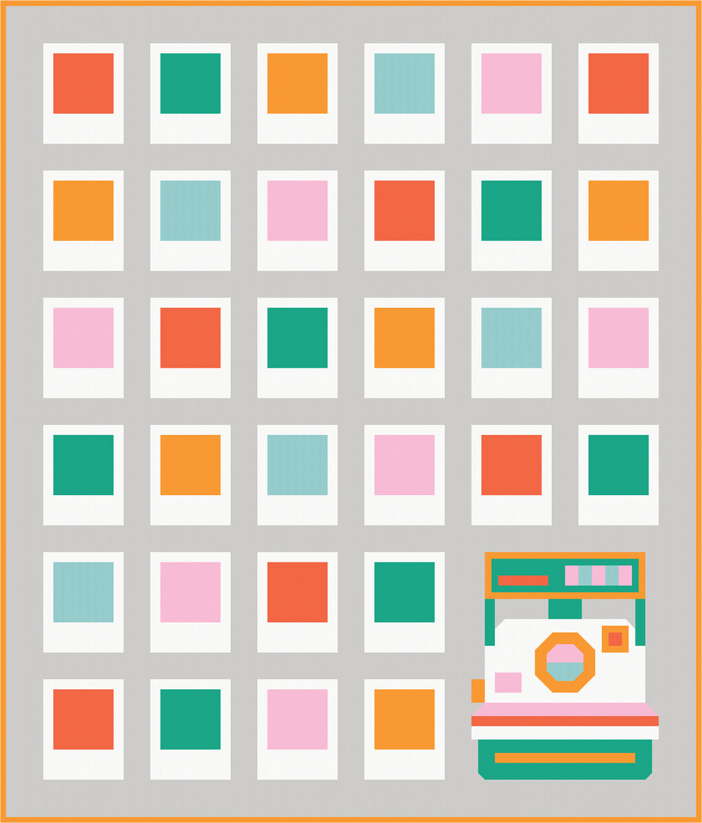 Snap Happy Quilt Pattern - Pen + Paper Patterns - Modern Quilt Design