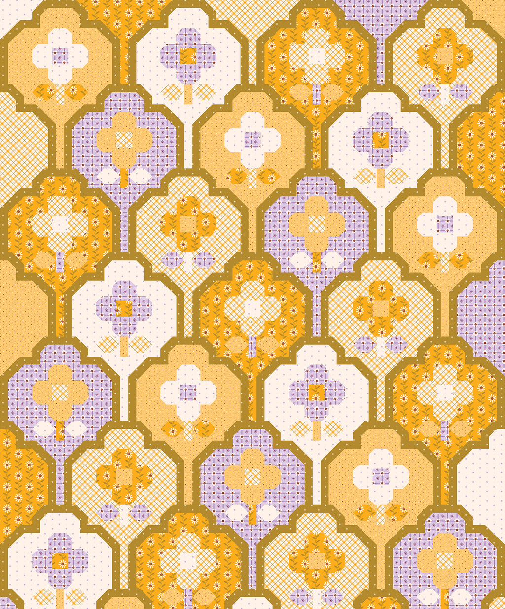 Wallflower Quilt Pattern - Pen + Paper Patterns