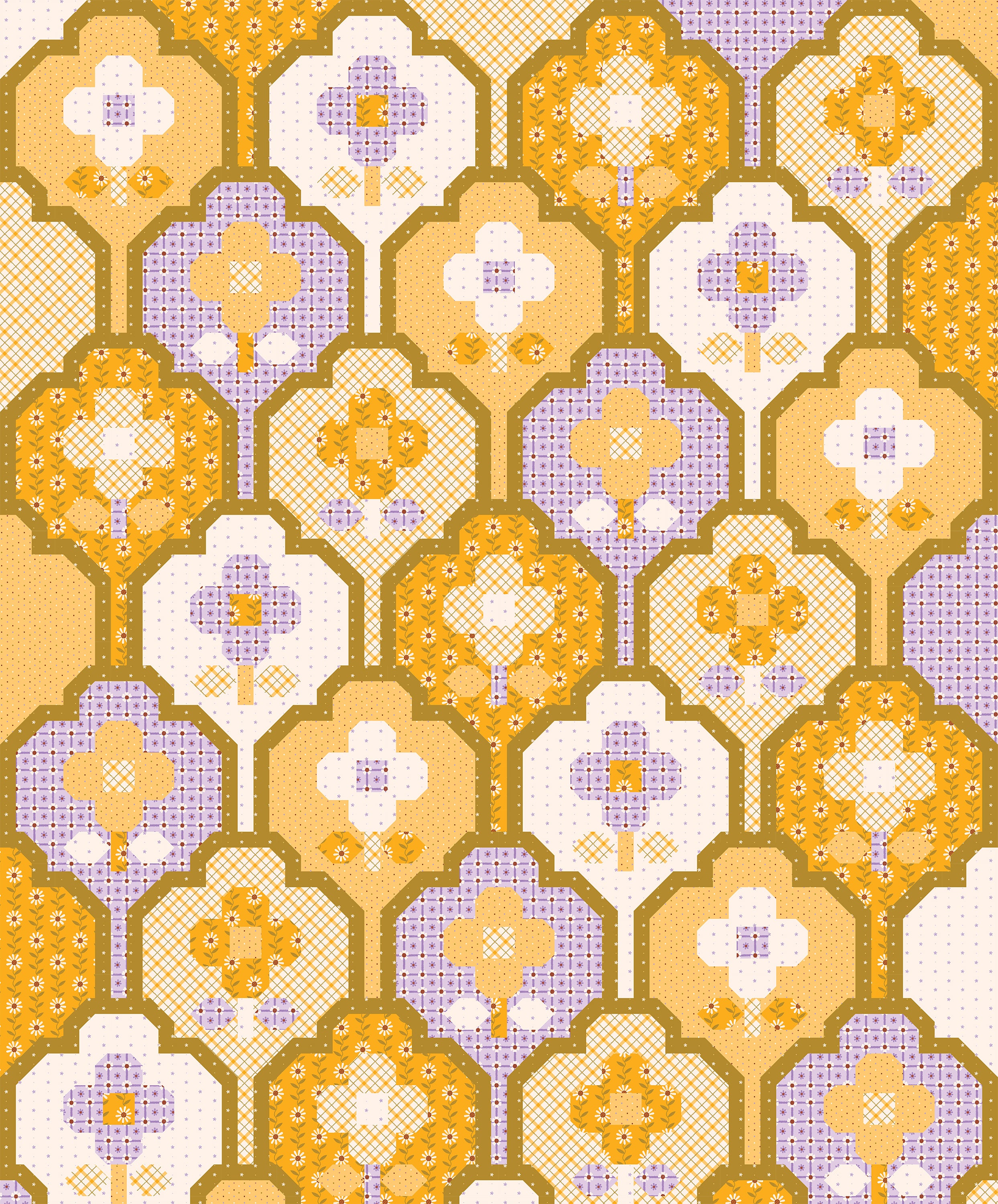 Wallflower Quilt Pattern - Pen + Paper Patterns