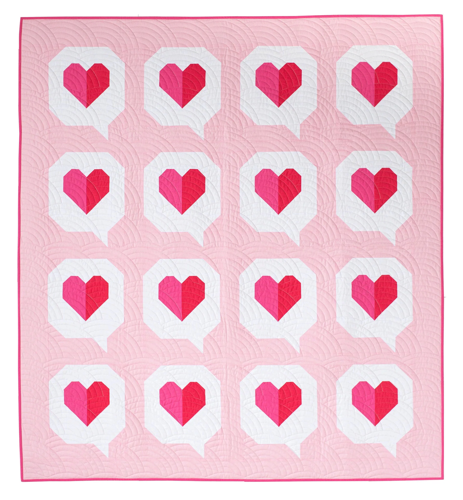I Heart You Quilt Pattern - Pen + Paper Patterns