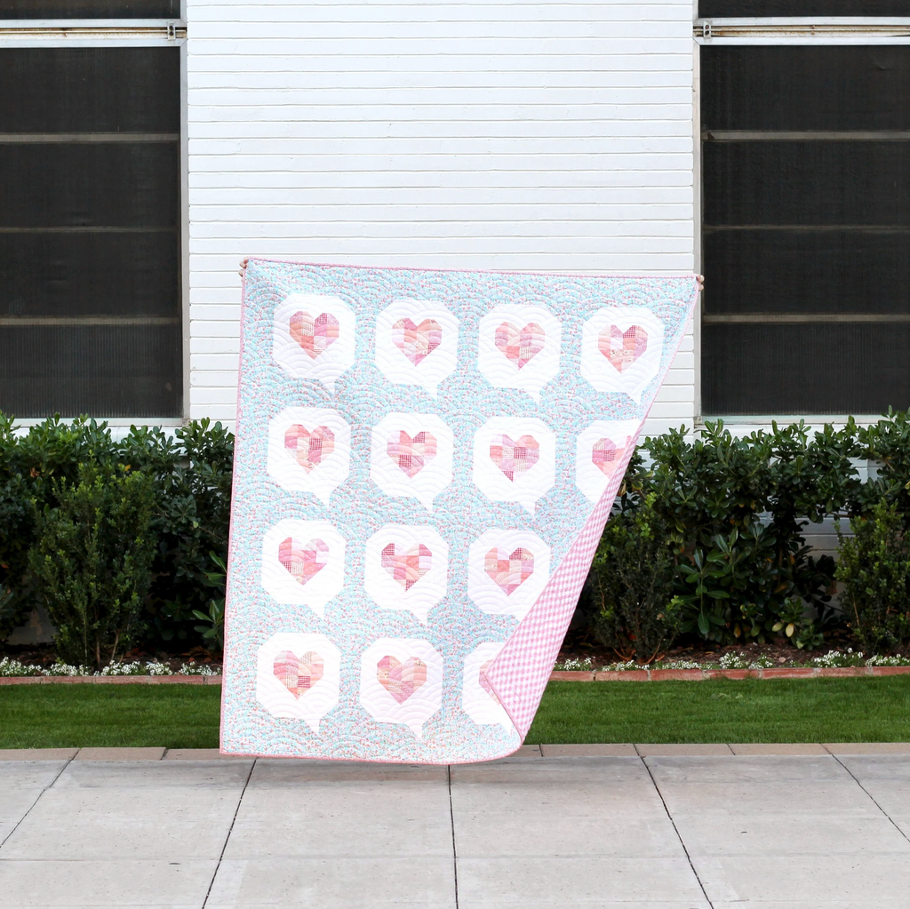 I Heart You Quilt Pattern - Pen + Paper Patterns