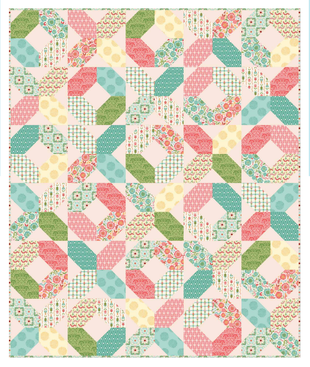 Love Bugs Quilt Fabric Bundle - Included Hugs & Kisses pattern by Cloud9 Fabrics