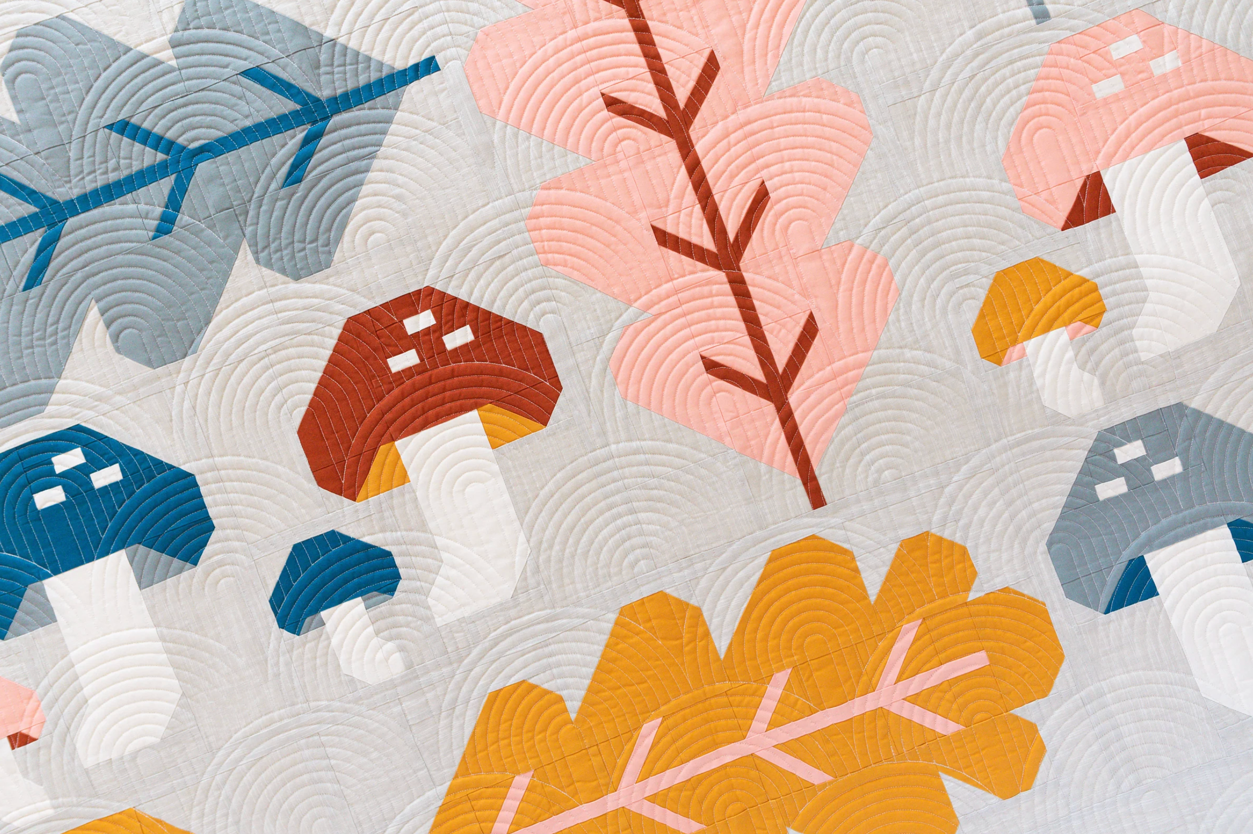 Forest Fungi Quilt Pattern - Pen + Paper Patterns