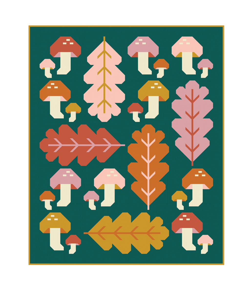 Forest Fungi Quilt Pattern - Pen + Paper Patterns